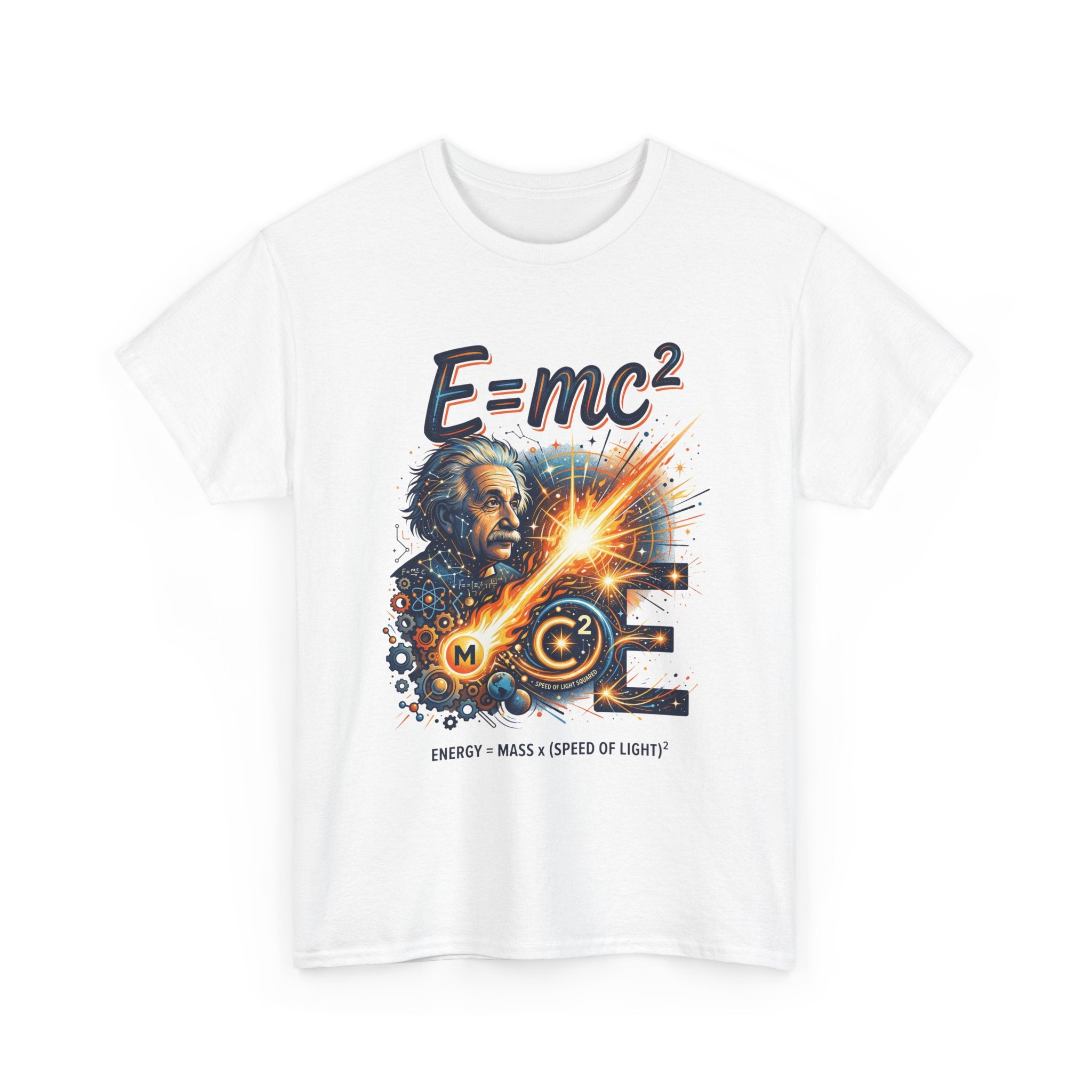E=mc Einstein Physics T-Shirt — Science Lover Tee