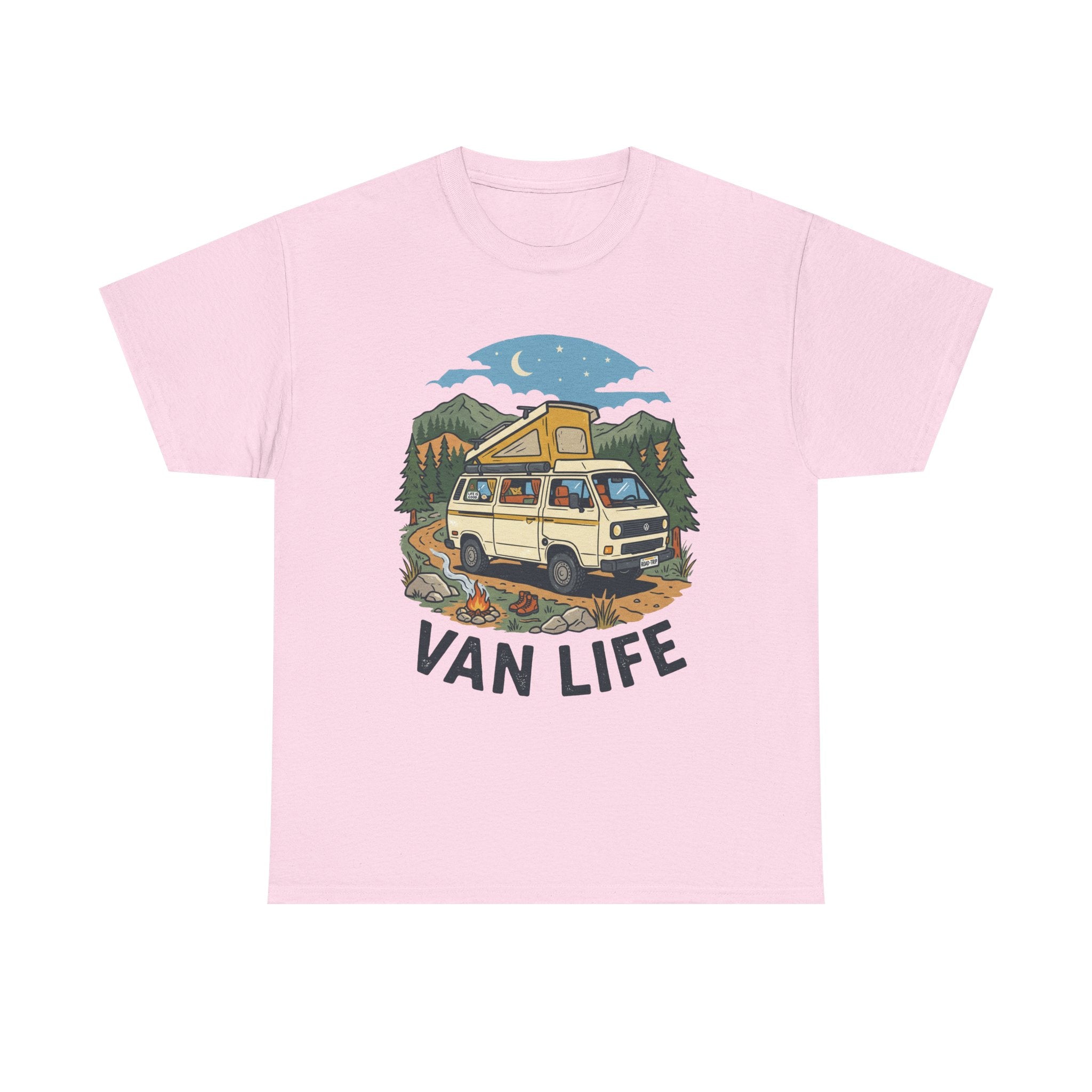 Van Life Tee — Vintage Camper Graphic T-Shirt