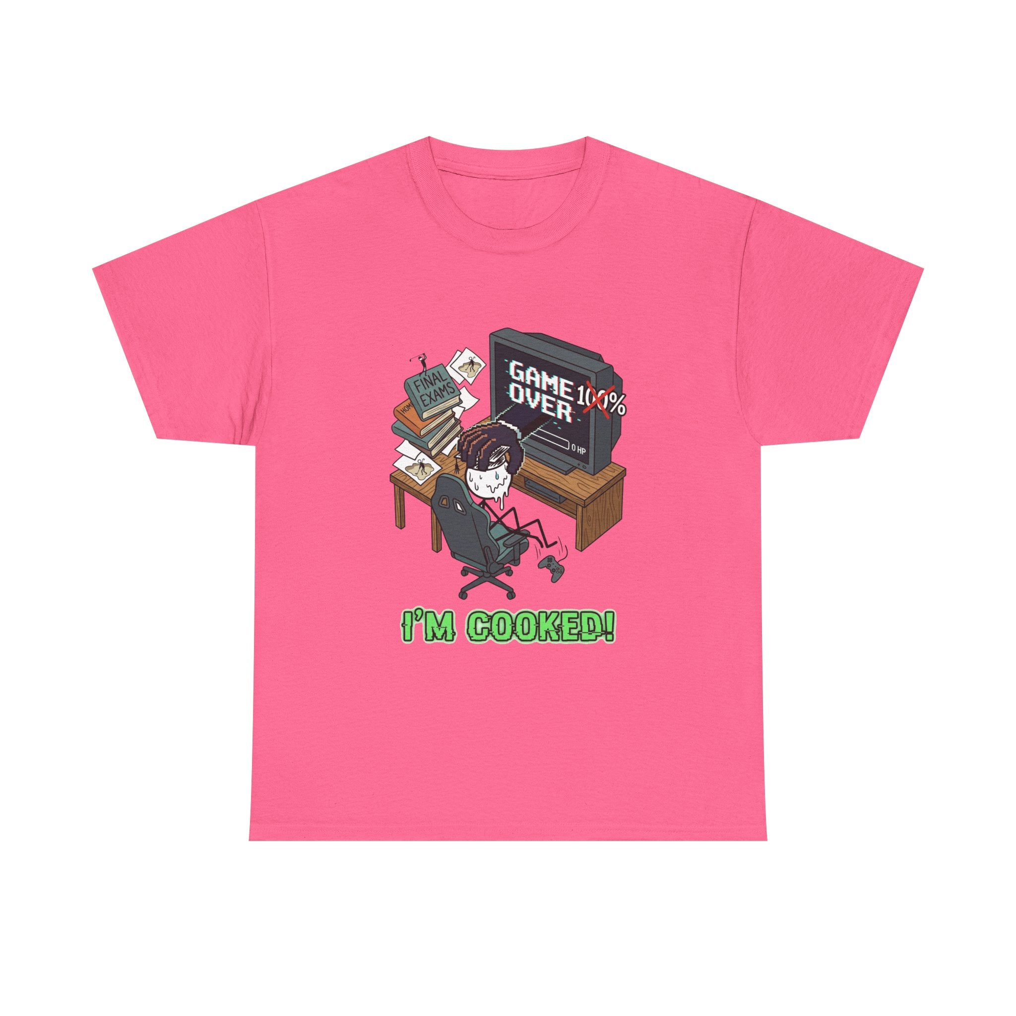 Gamer 'Game Over I'm Cooked' Graphic Tee