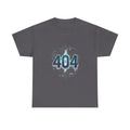 404 Error Tech Graphic Tee — Retro Cyber Glitch Computer Shirt