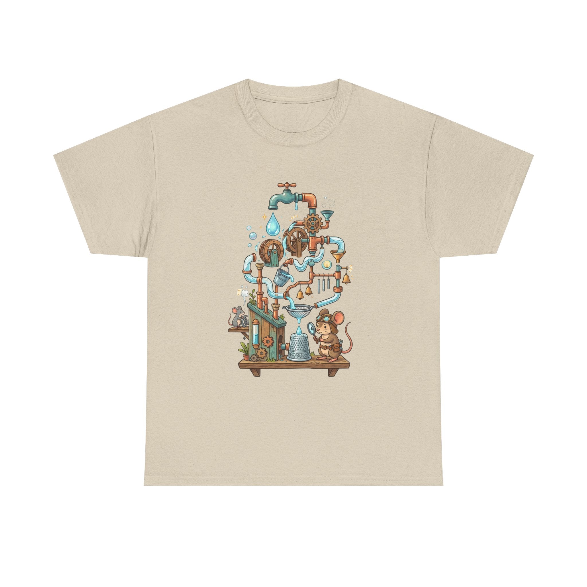Water Machine T-Shirt — Cute Mouse Contraption Tee