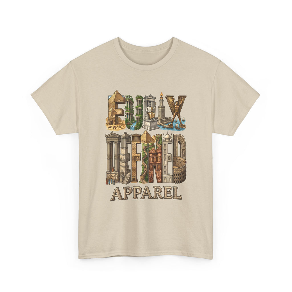 Fully Defined Apparel T‑Shirt — Wonders of the World Graphic Tee