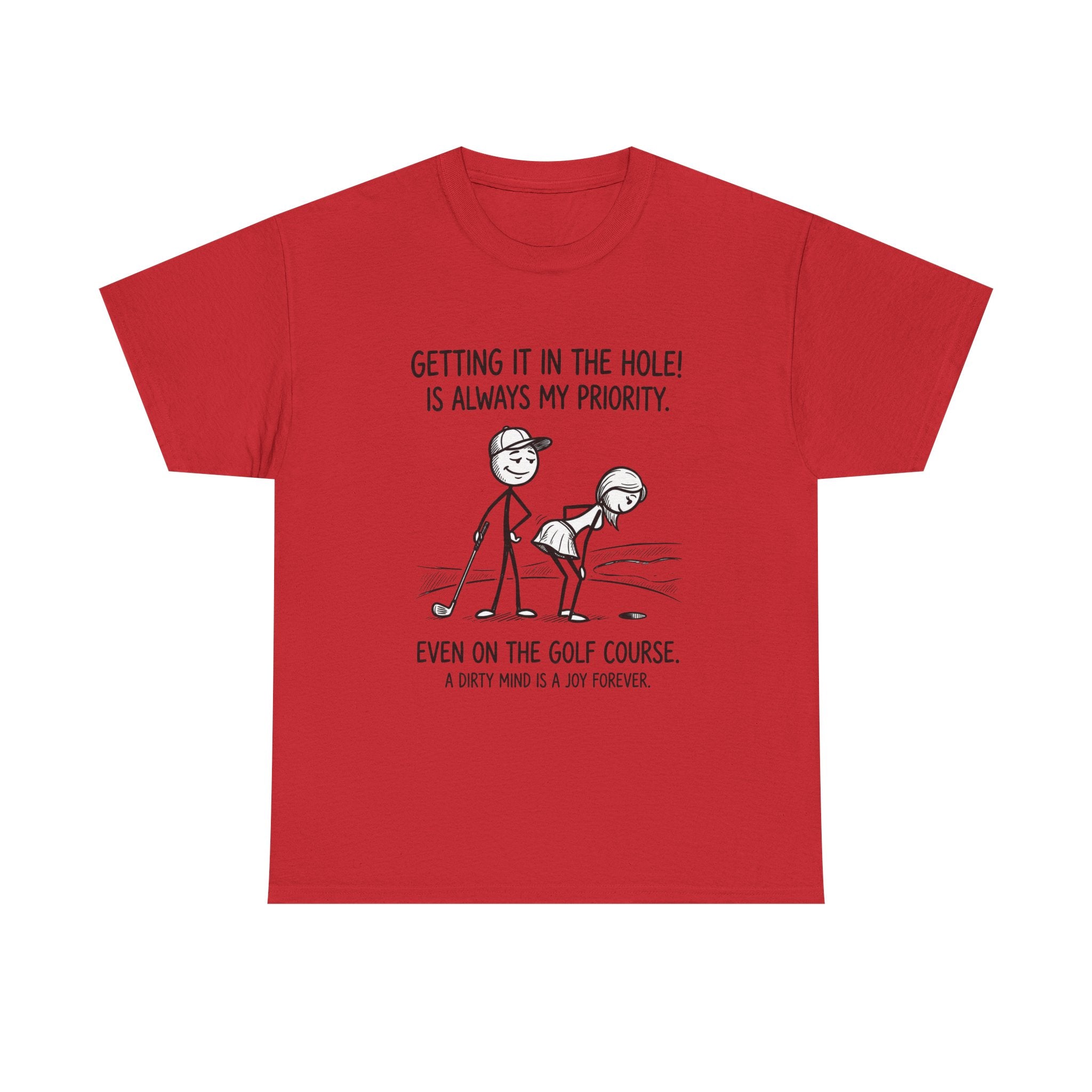 Golf T‑Shirt - "Getting It in the Hole!" Funny Golf Humor Tee