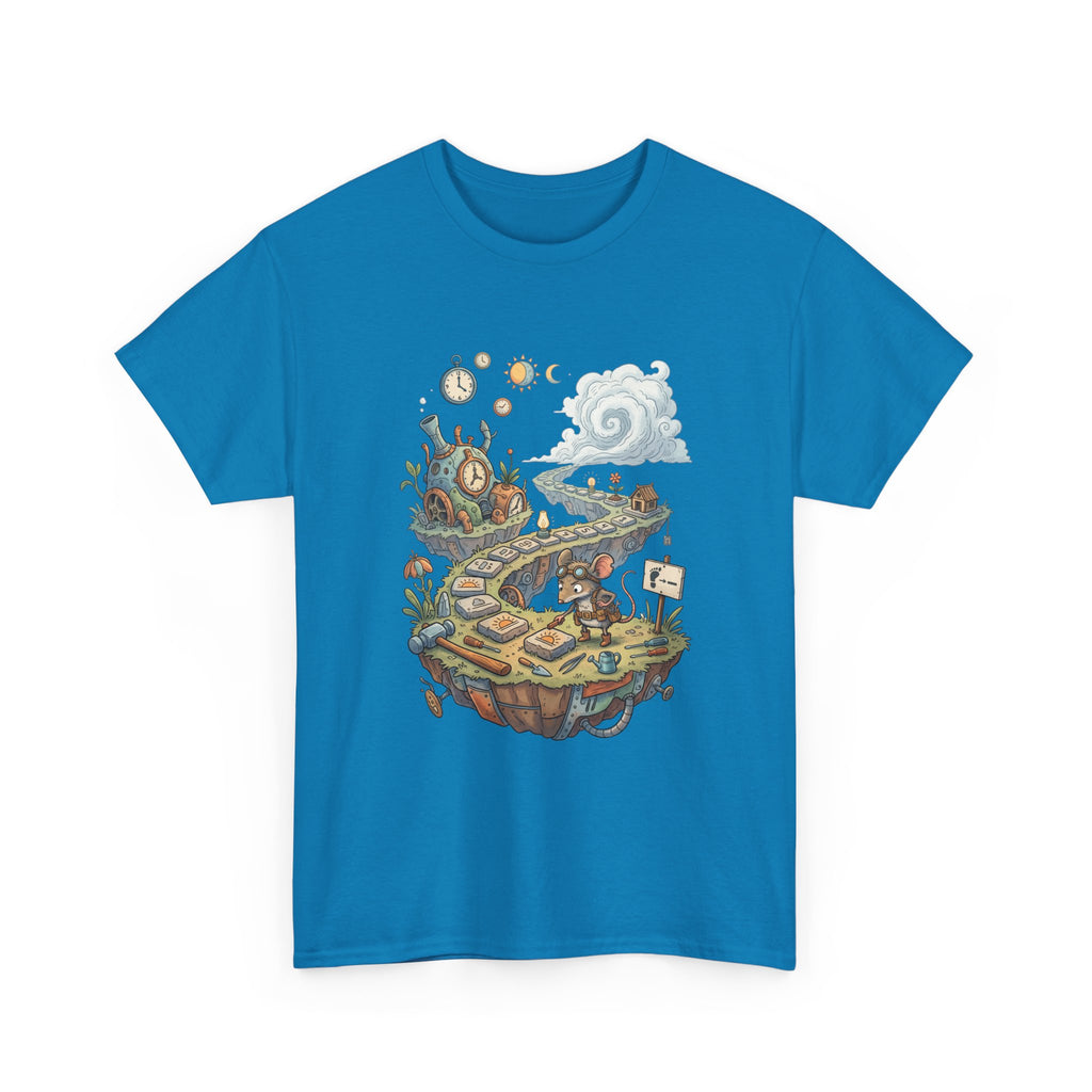 T-Shirt — Fantasy Floating Island Roadmap Illustration Tee