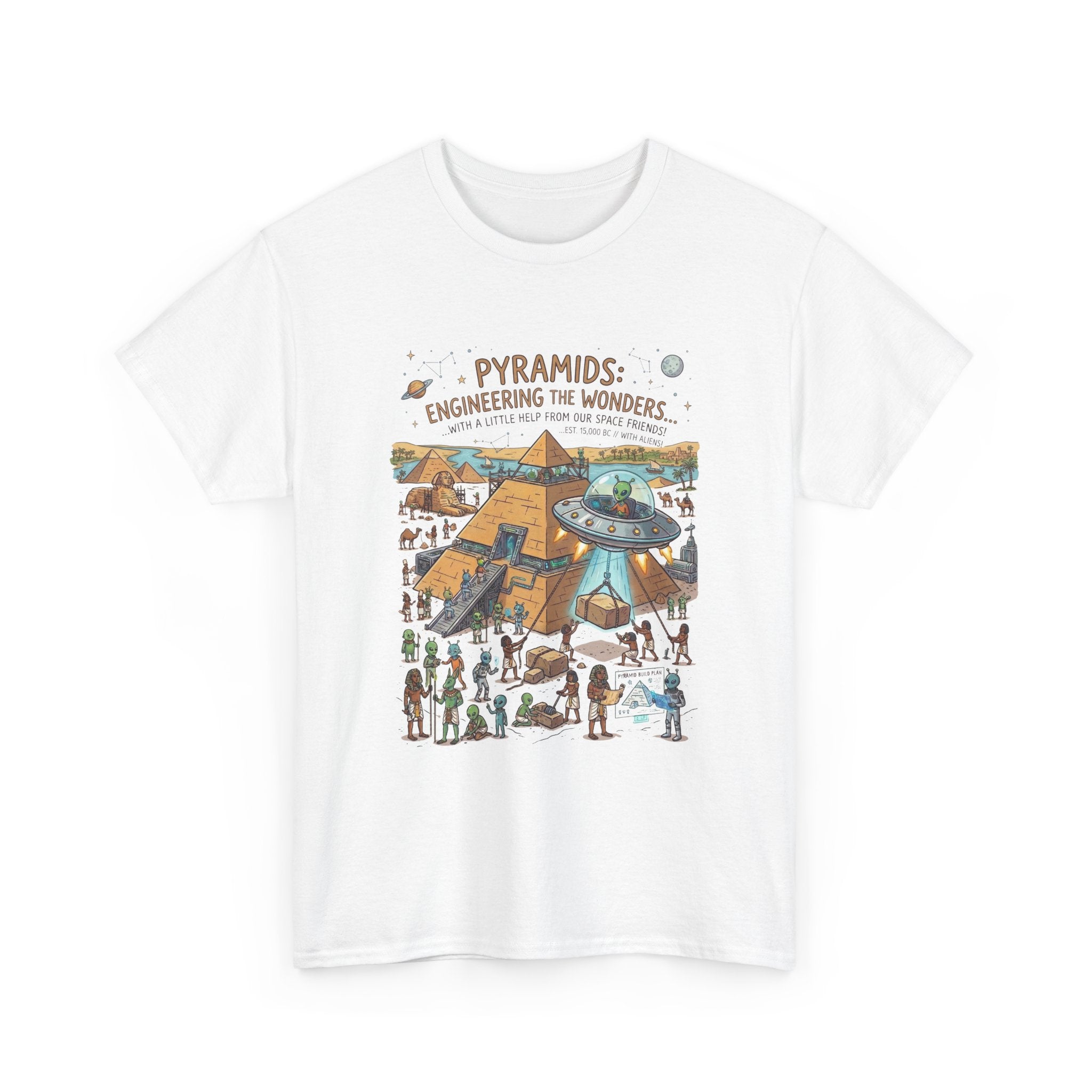 Pyramids: Engineering the Wonders Graphic Tee