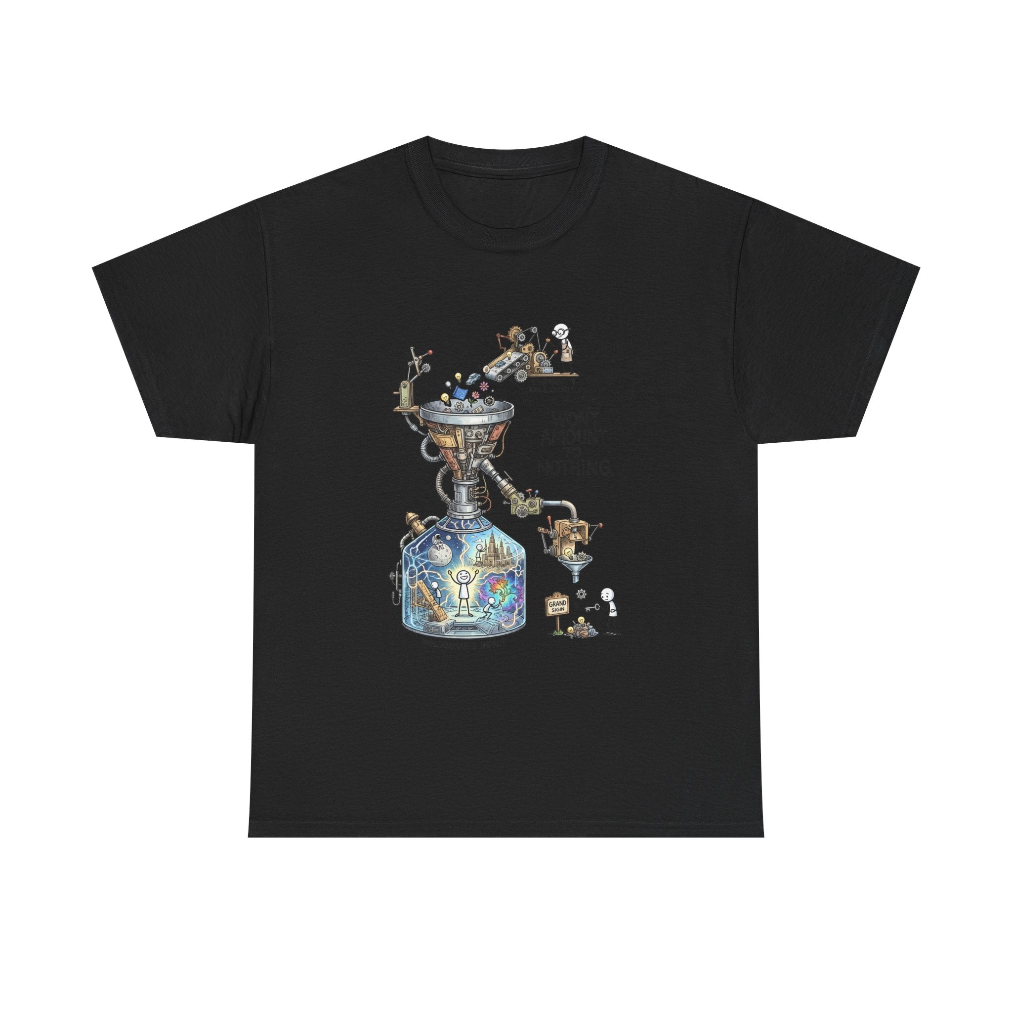T-Shirt — 'Won't Amount to Nothing' Whimsical Alchemy Illustration