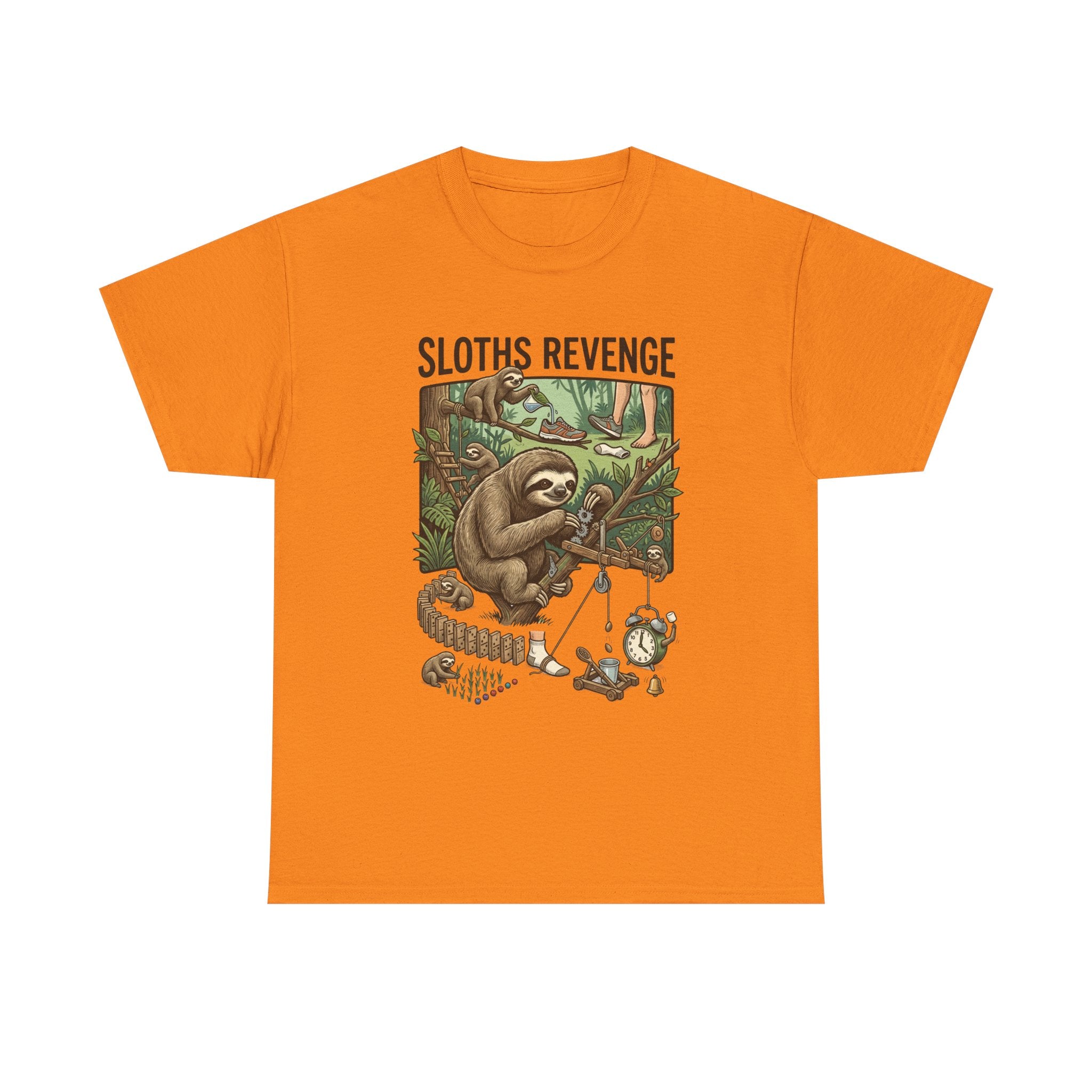 Sloths Revenge T-Shirt — Funny Retro Sloth Graphic Tee
