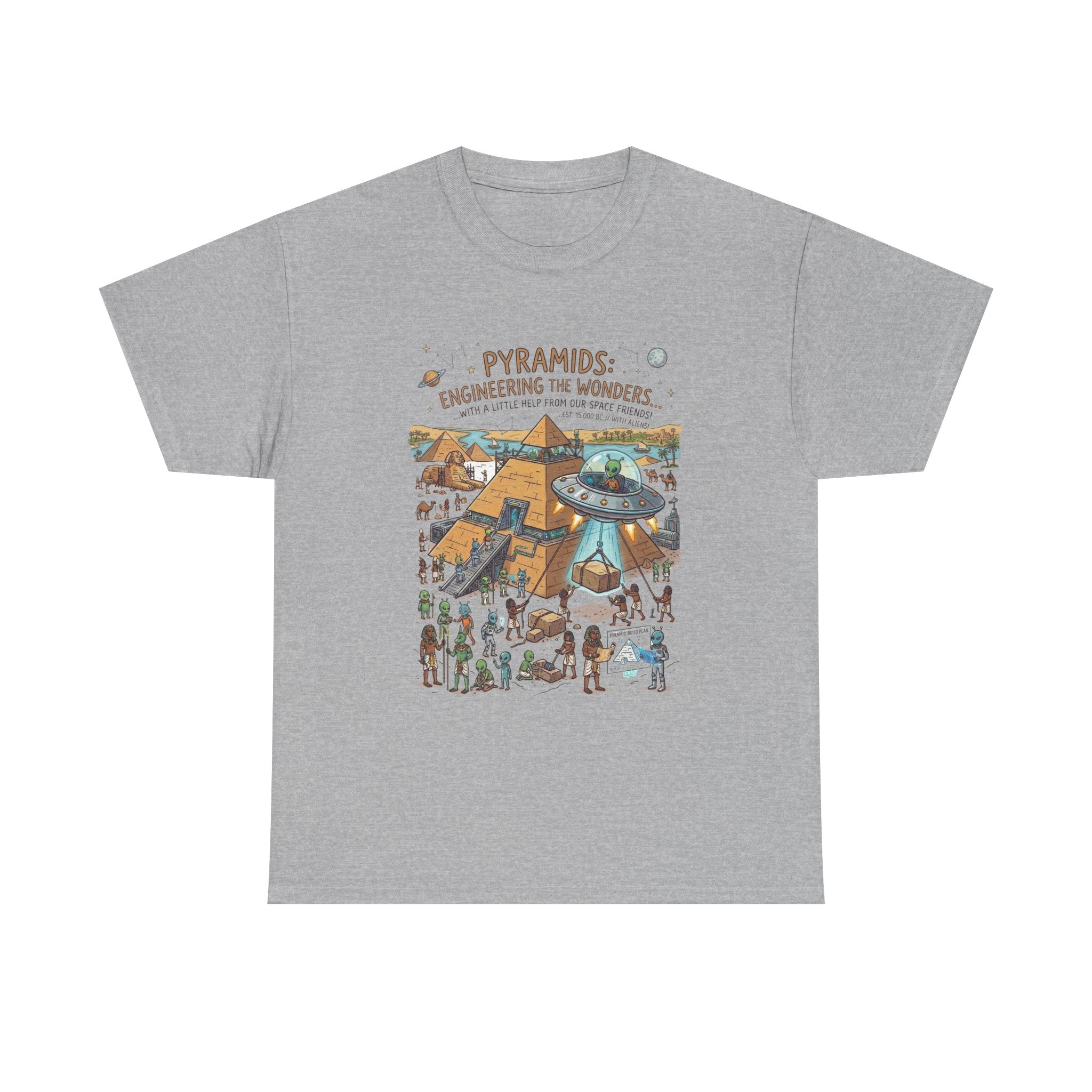 Pyramids: Engineering the Wonders Graphic Tee