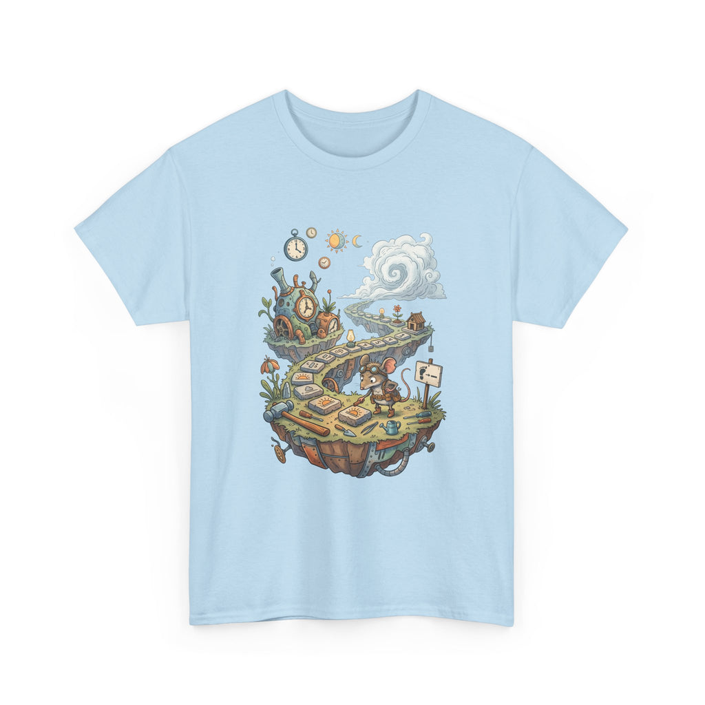 T-Shirt — Fantasy Floating Island Roadmap Illustration Tee