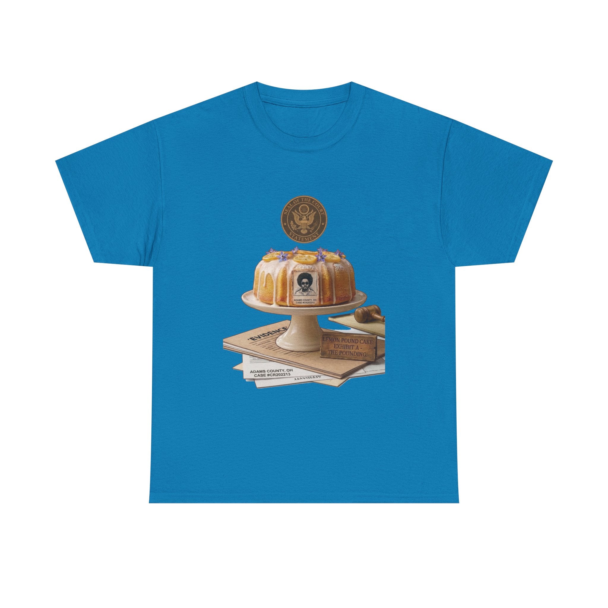 Lemon Pound Cake T‑Shirt — Vintage Baking Illustration Tee