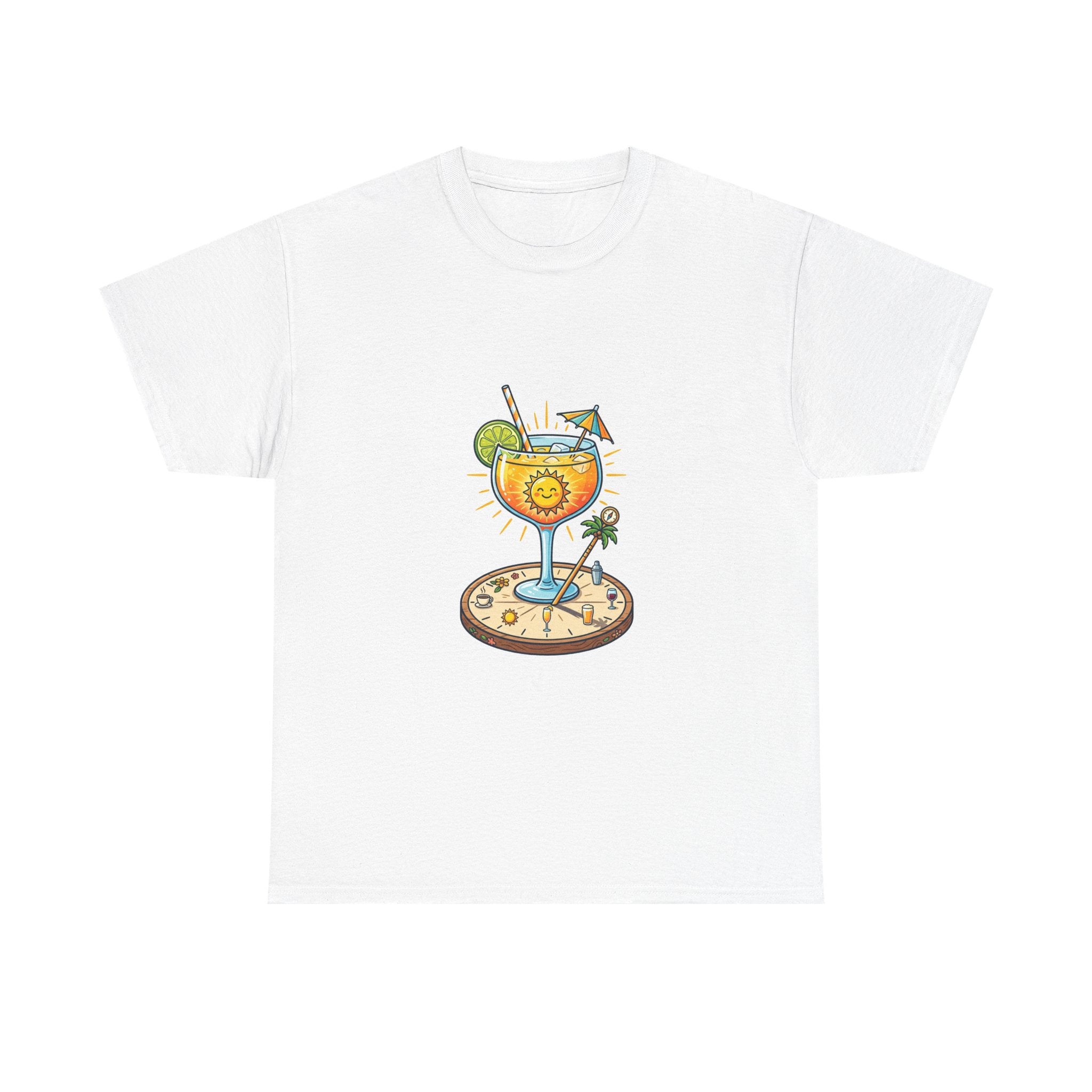 T-Shirt — Tropical Cocktail Beach Graphic Tee