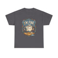 T-Shirt - 'I'm Fine' Cute Kettle Graphic Tee, Cozy Tea Lover Gift