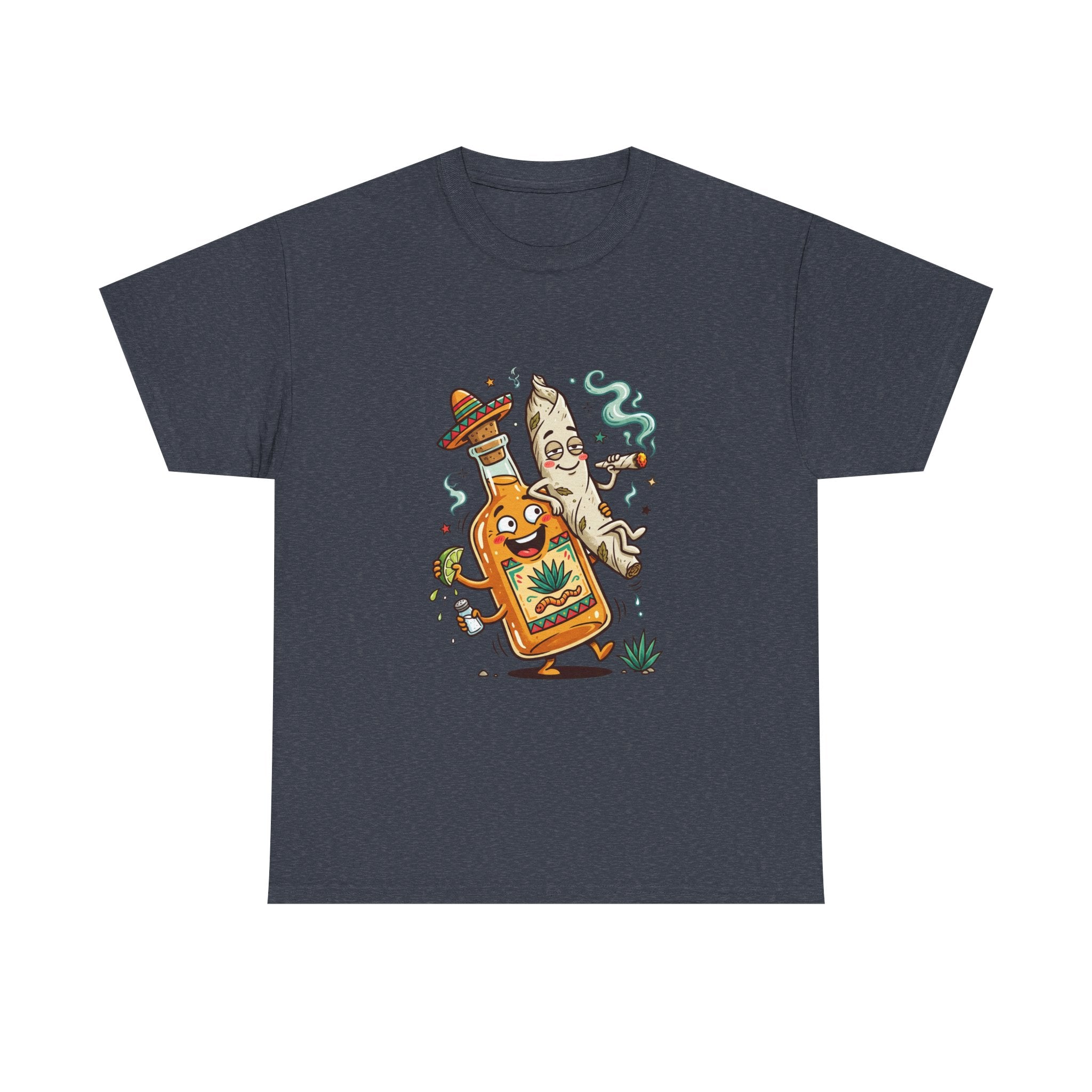 1 Tequila & Taco Dancing T‑Shirt — Funny Mexican Food Party Tee