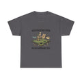 Golf T-Shirt — "Negotiating My Next Pardon For This Unforgivable Slice" Golf Graphic Tee