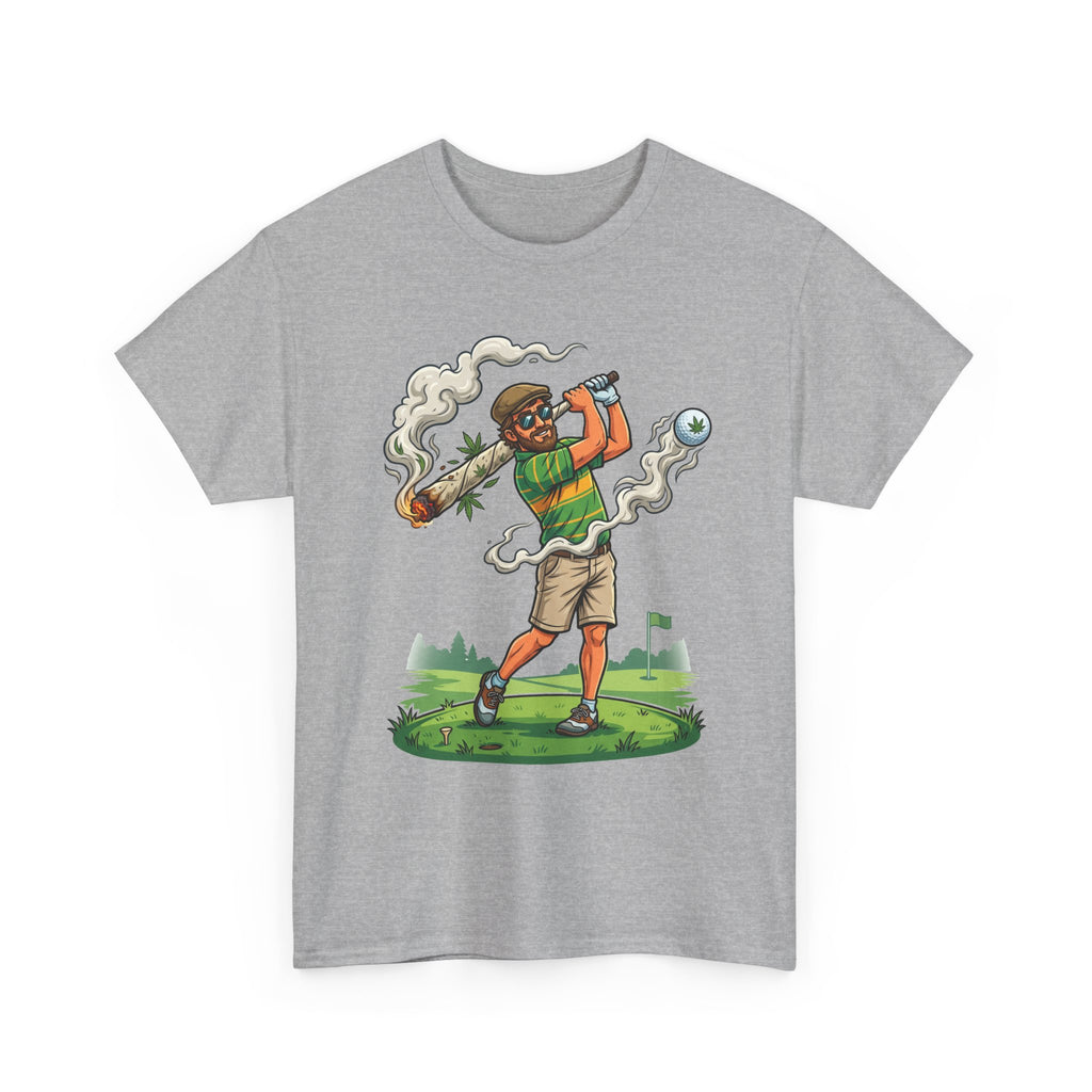 Golf Golfer Weed Smoking Club T-Shirt — Funny Golf Graphic Tee