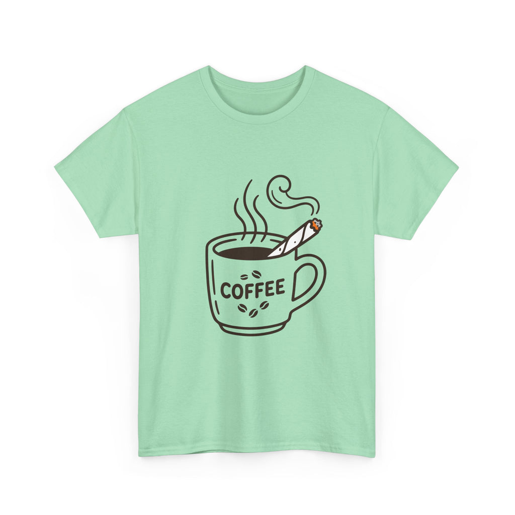 Coffee Cup T-Shirt — Cute Steaming Mug Graphic Tee