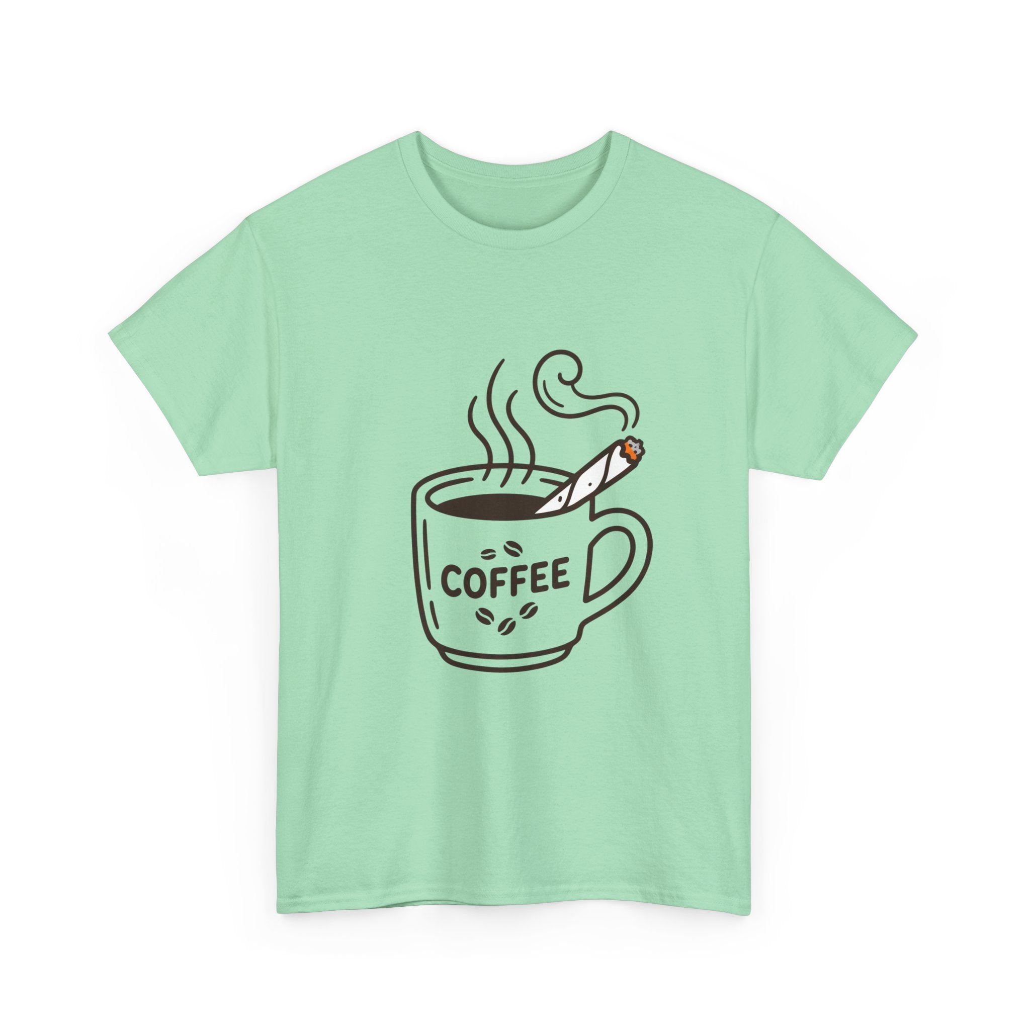Coffee Cup T-Shirt — Cute Steaming Mug Graphic Tee