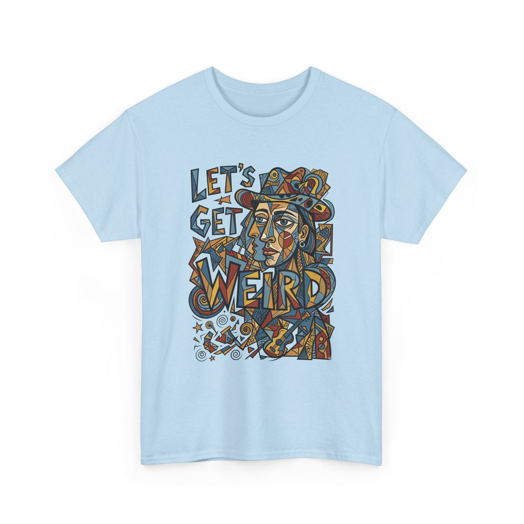 Let’s Get Weird T-Shirt — Retro Psychedelic Face Graphic Tee