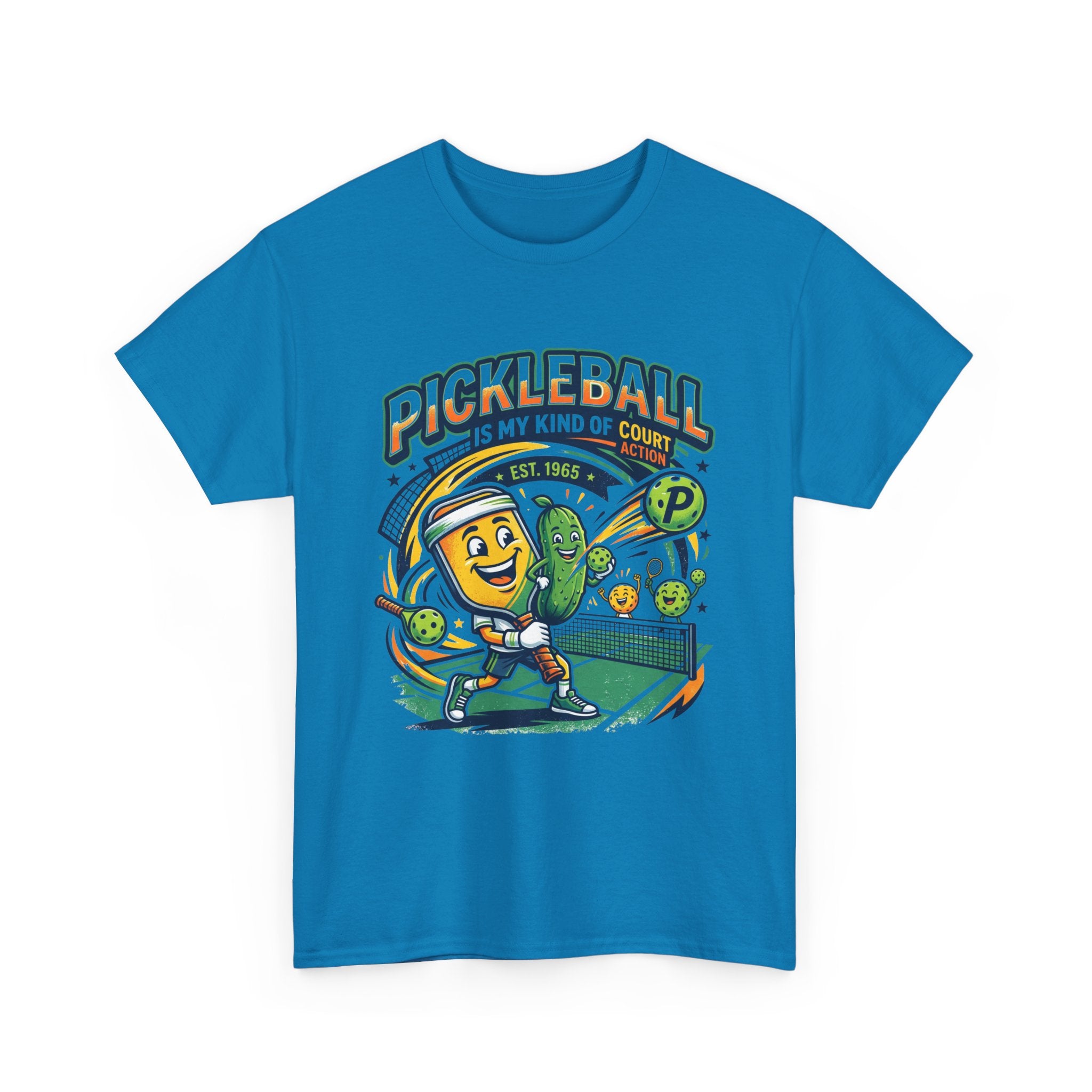 Pickleball Is My Kind of Court T‑Shirt — Funny Pickle Paddle & Dink Graphic Tee