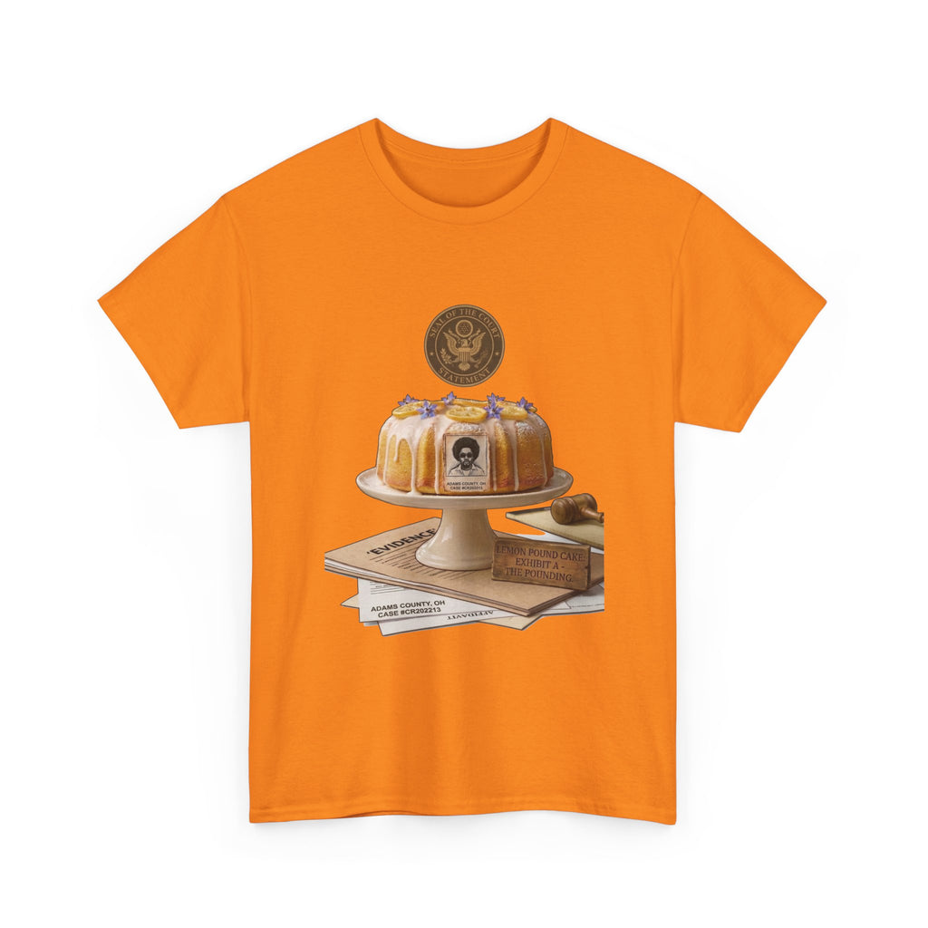 Lemon Pound Cake T‑Shirt — Vintage Baking Illustration Tee