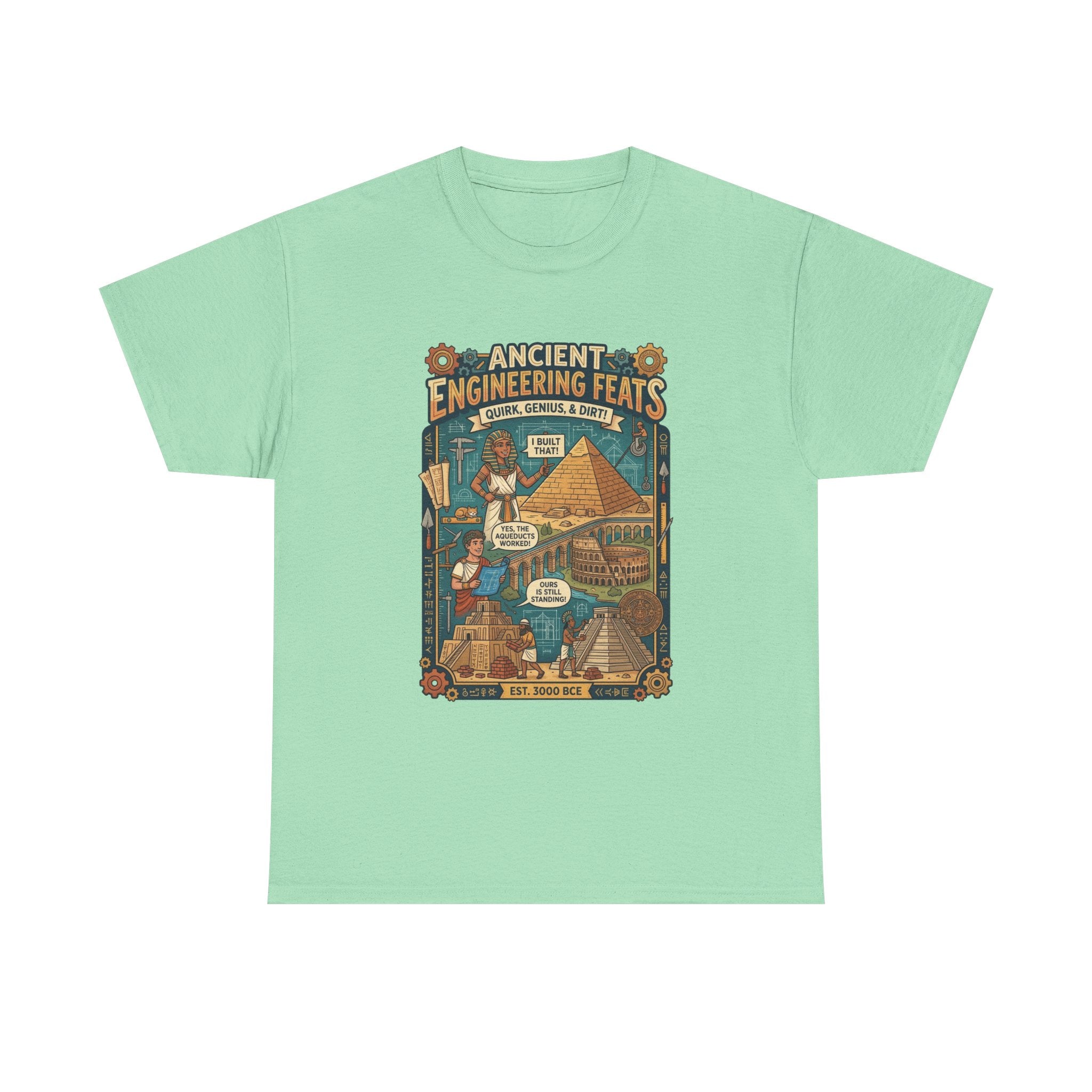 Ancient Engineering Feats Tee Pyramid