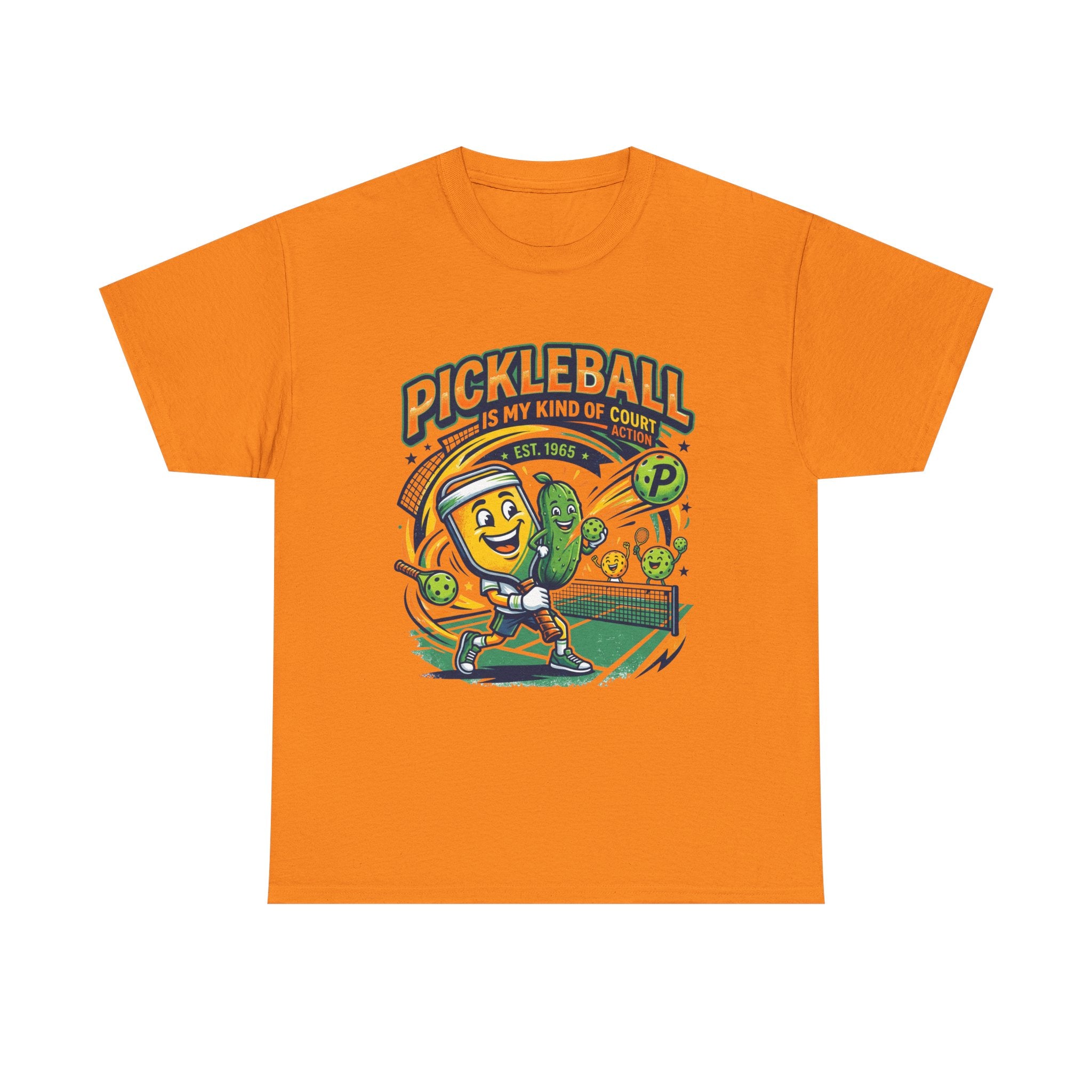 Pickleball Is My Kind of Court T‑Shirt — Funny Pickle Paddle & Dink Graphic Tee