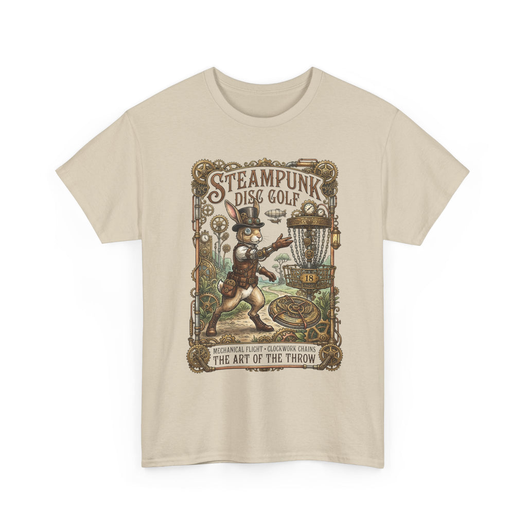 Steampunk Disc Golf T-Shirt — Vintage Victorian Throw Art Tee