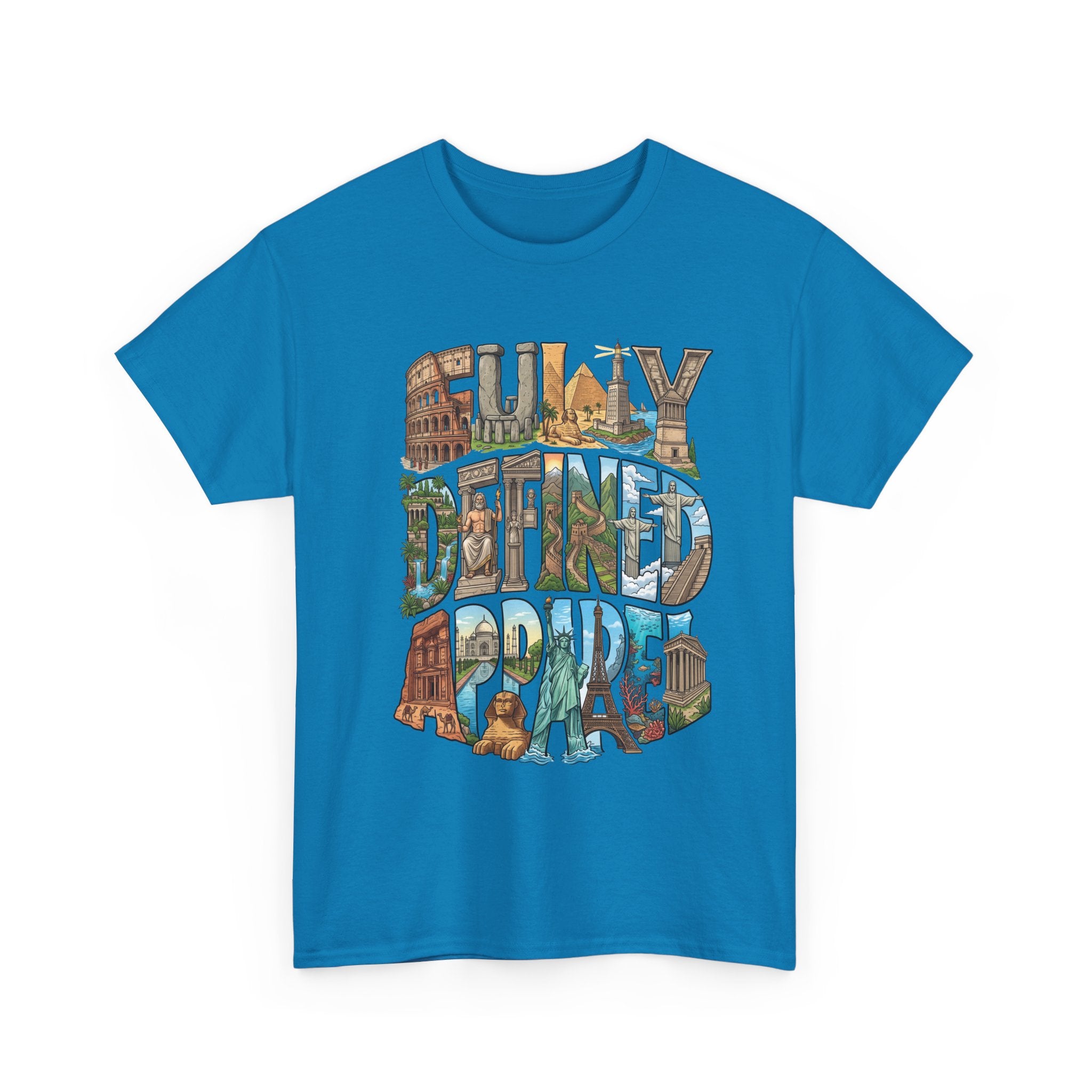 Fully Defined Apparel T‑Shirt — Retro Travel Illustration Tee