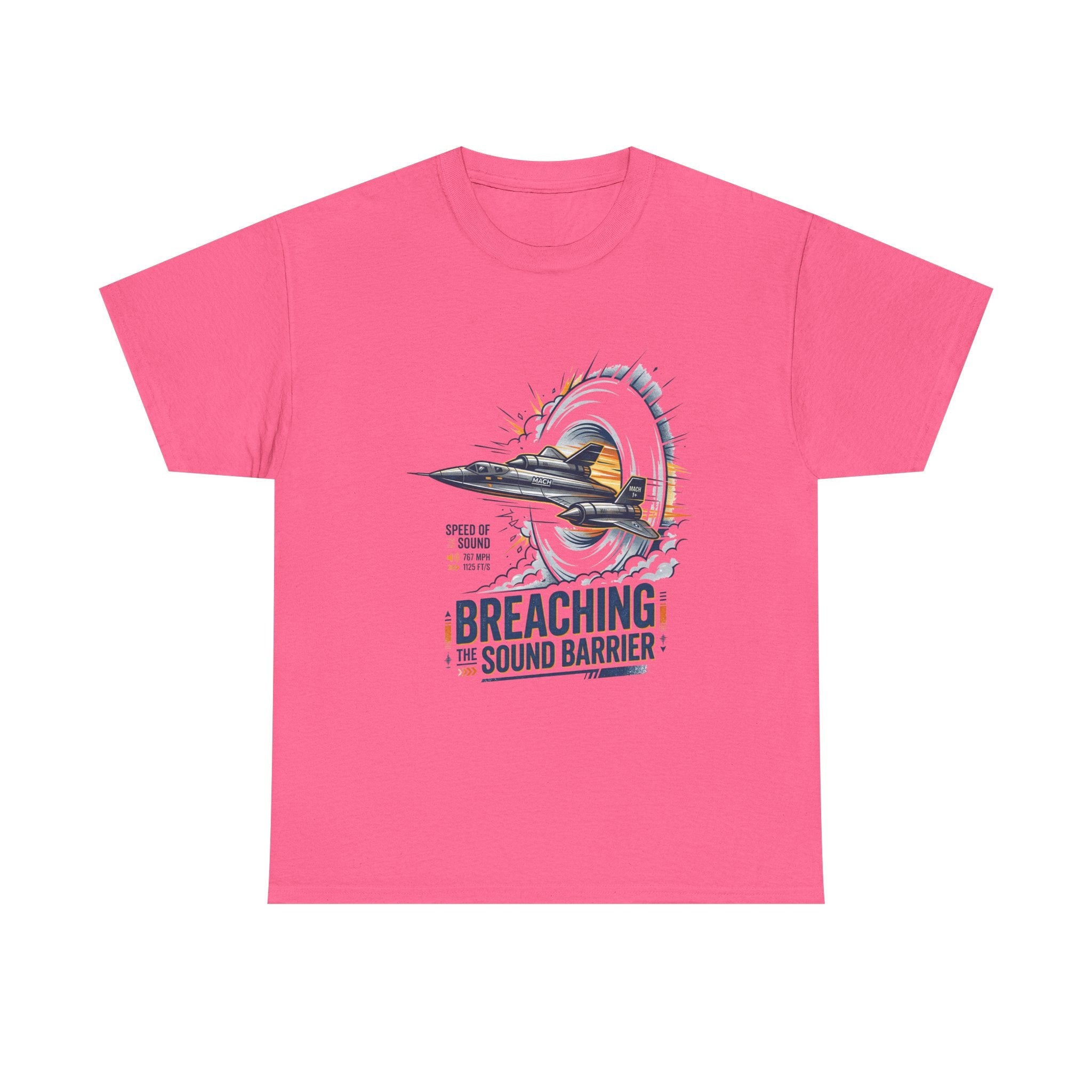 Sonic Boom T-Shirt — 'Breaching the Sound Barrier' Jet Trainer Aviation Graphic Tee