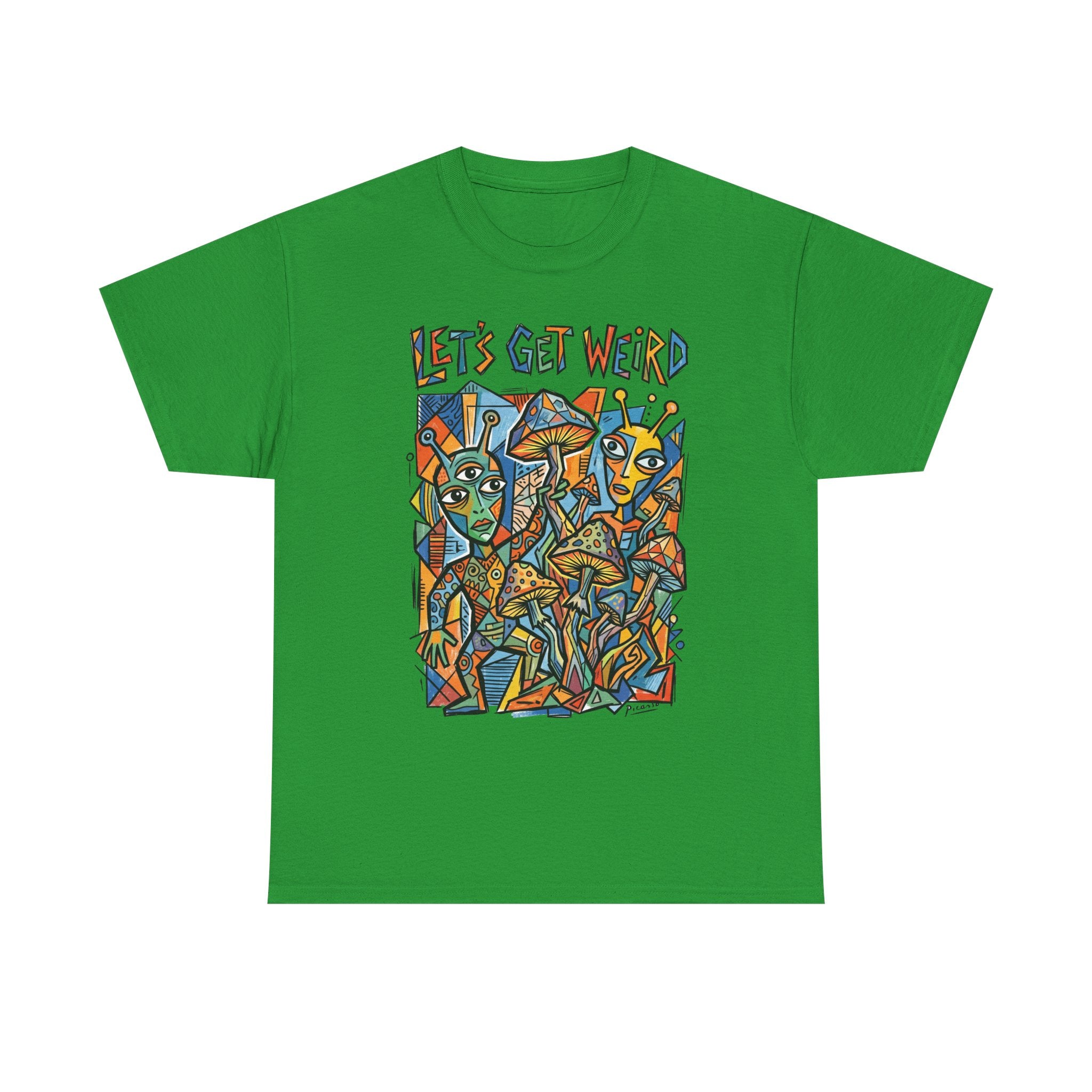 Let's Get Weird Abstract Art T-Shirt — Colorful Psychedelic Graphic Tee