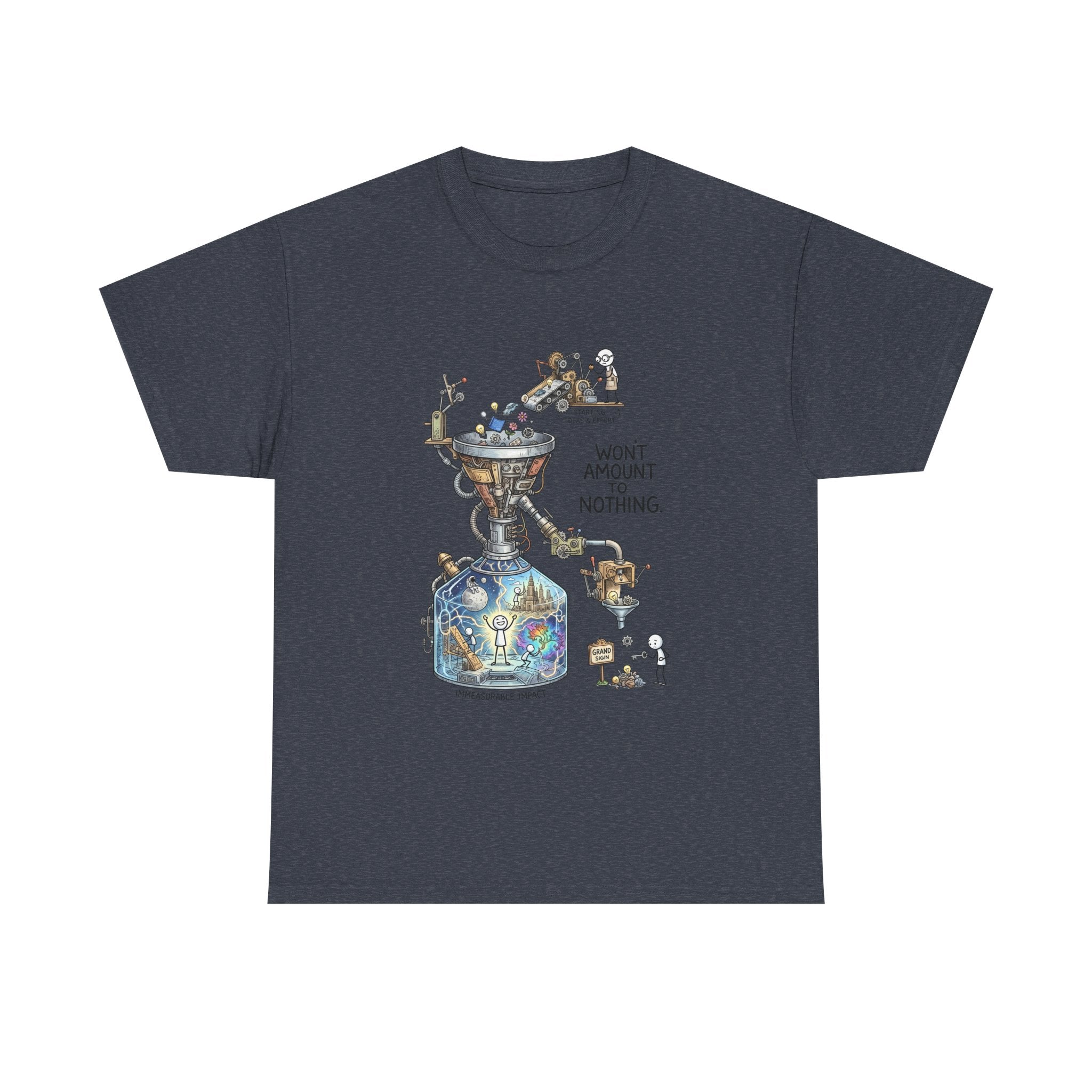 T-Shirt — 'Won't Amount to Nothing' Whimsical Alchemy Illustration