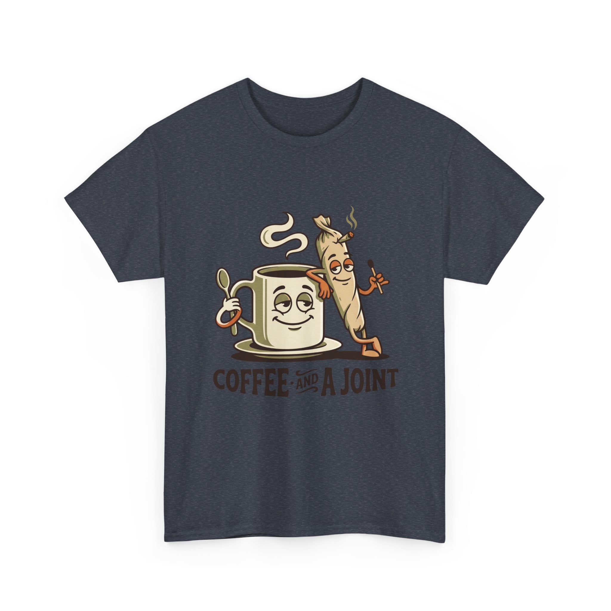 Coffee and a Joint T-Shirt — Funny Stoner Coffee Tee