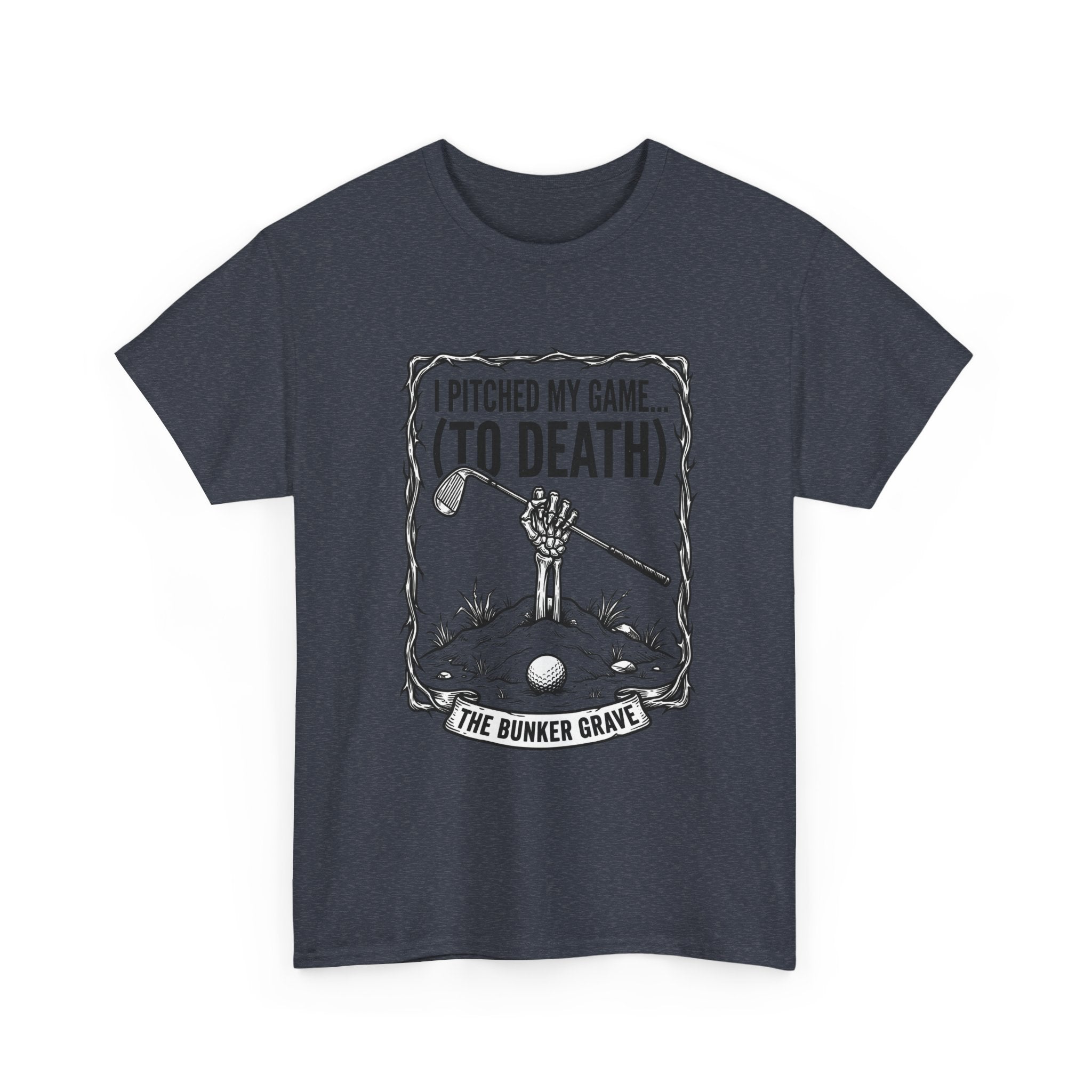 Golf 'I Pitched My Game (To Death)' T-Shirt – Funny Golfer Graphic Tee