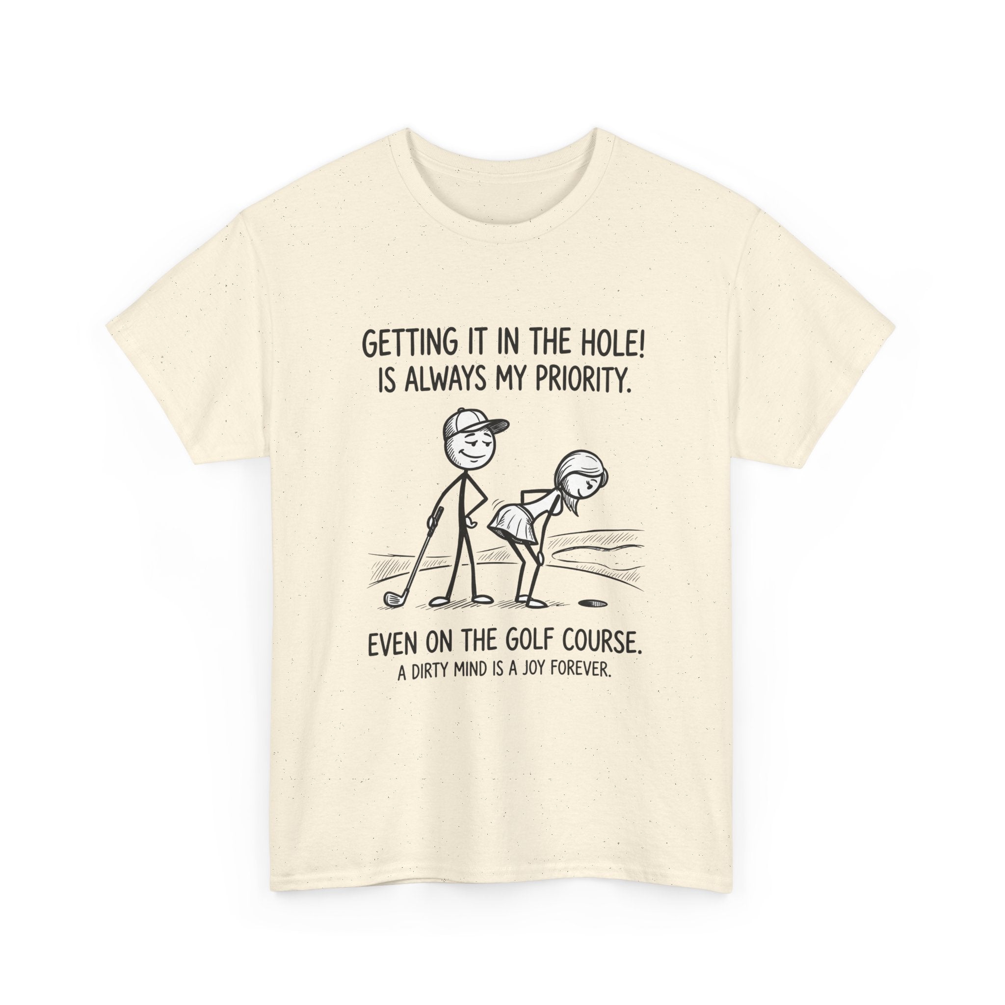 Golf T‑Shirt - "Getting It in the Hole!" Funny Golf Humor Tee
