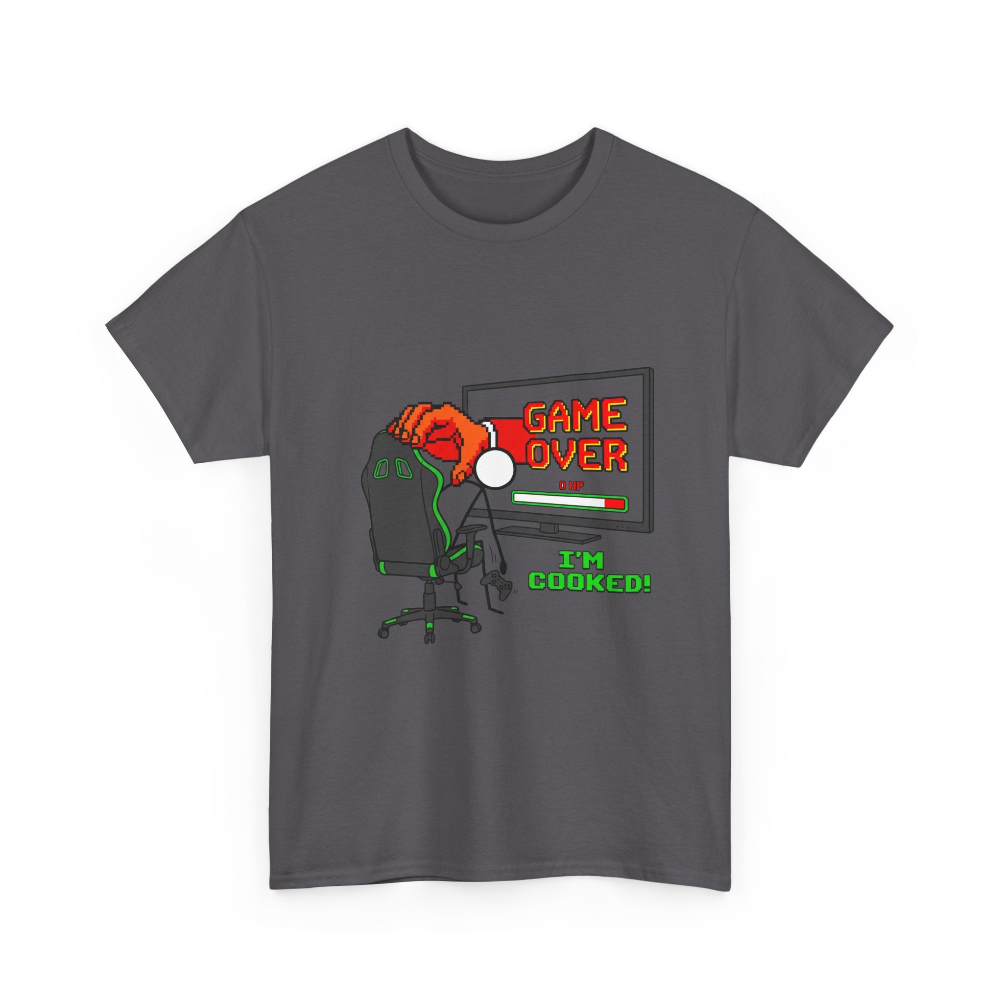 Gamer "Game Over I'm Cooked" T-Shirt