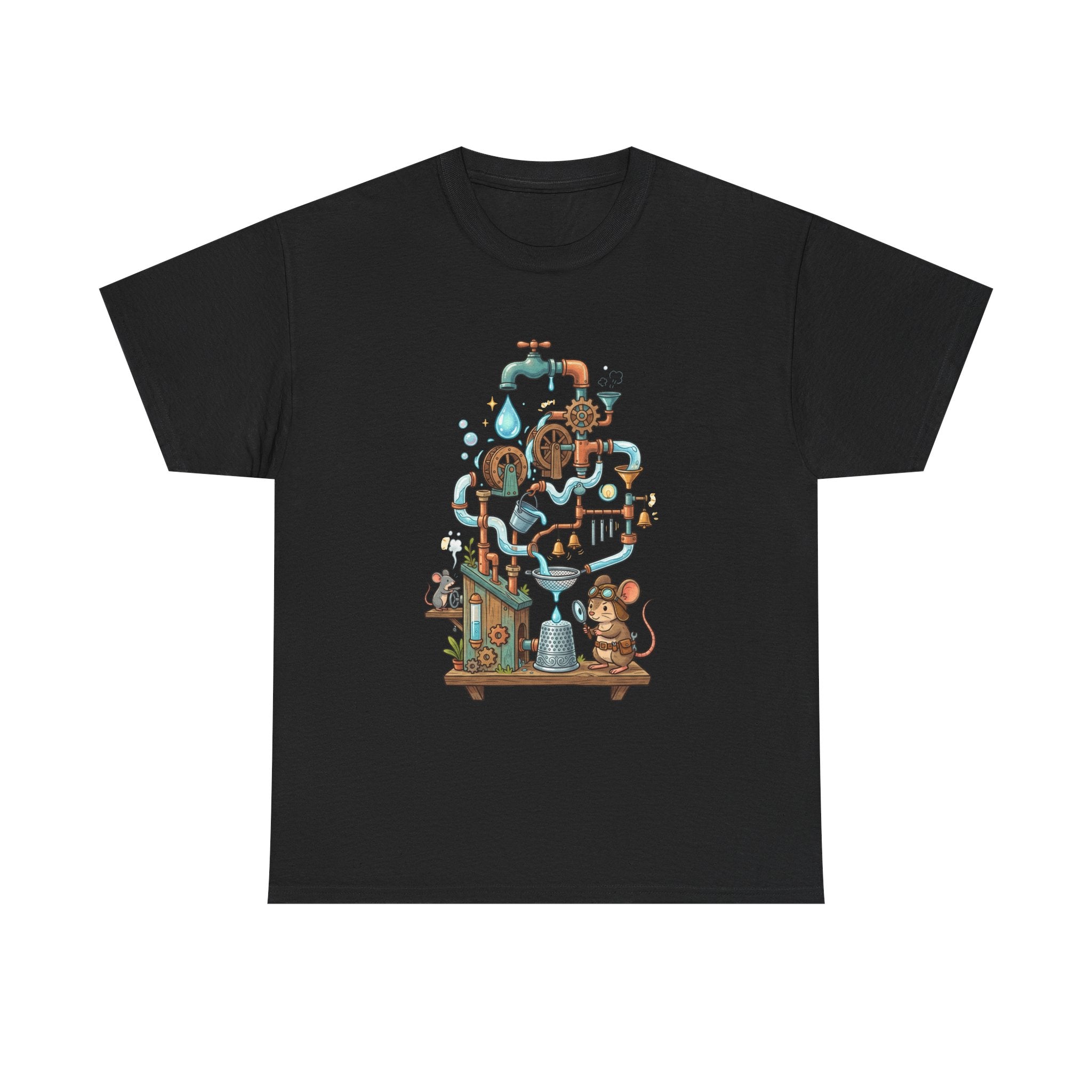 Water Machine T-Shirt — Cute Mouse Contraption Tee