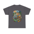 Van Life Camper Van T-Shirt – Retro Mountain Adventure Tee