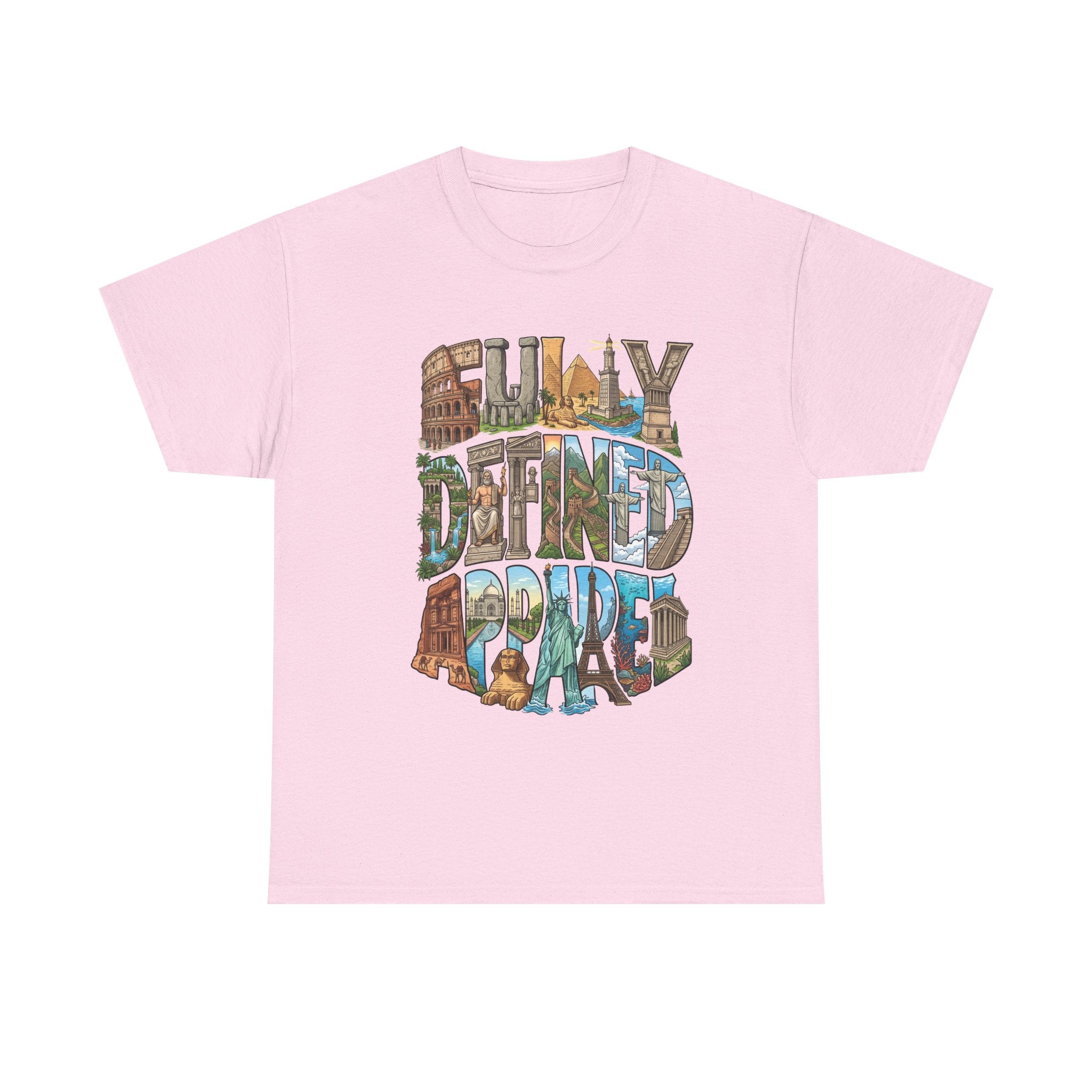 Fully Defined Apparel T‑Shirt — Retro Travel Illustration Tee
