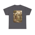 Steampunk Disc Golf Adventure Tee — Vintage Woodland Basket Design