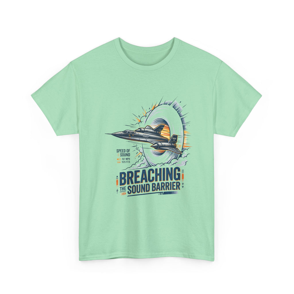 Sonic Boom T-Shirt — 'Breaching the Sound Barrier' Jet Trainer Aviation Graphic Tee