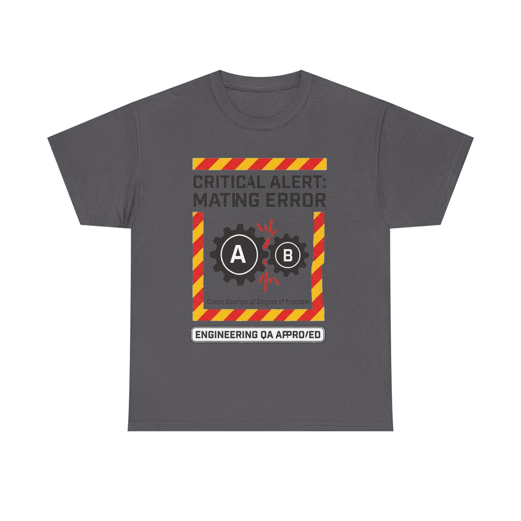 Mating Error T‑Shirt — Funny Engineering QA Alert Tee