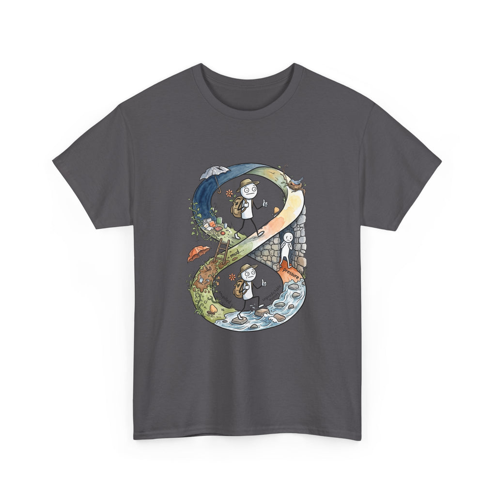 a Infinity Hiking Tee — Day & Night Nature Adventure Graphic T-Shirt