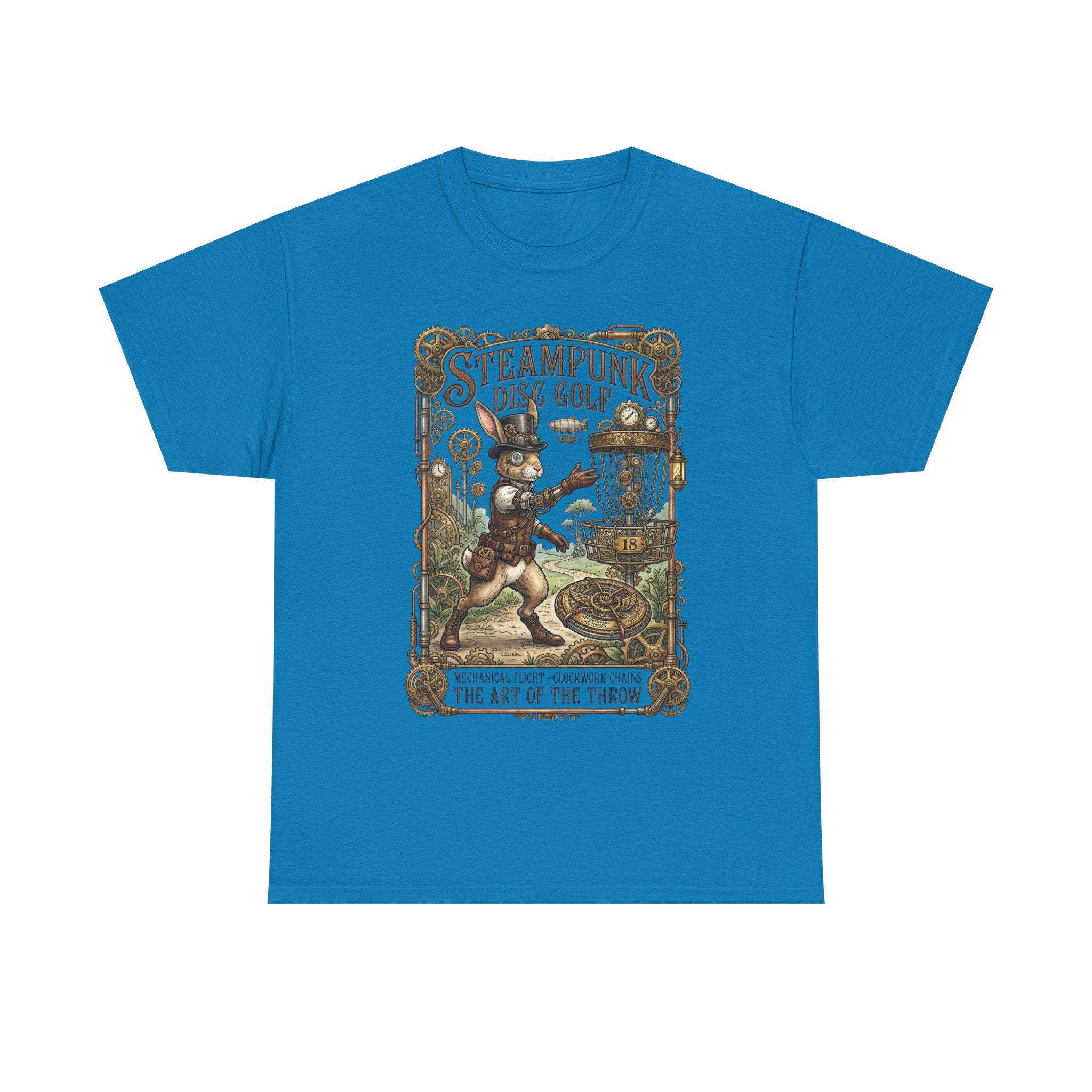 Steampunk Disc Golf T-Shirt — Vintage Victorian Throw Art Tee