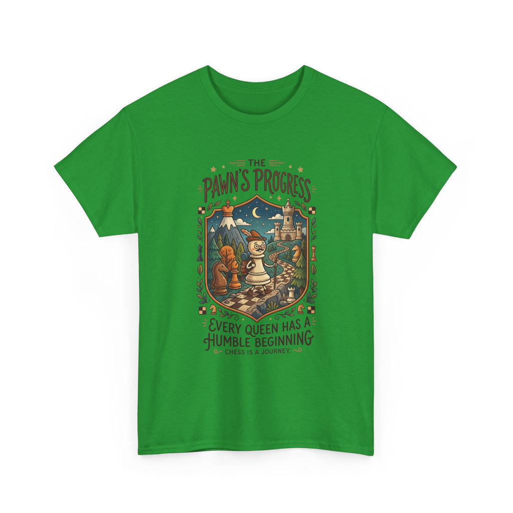 Chess 'The Pawn's Progress' T-Shirt — "Every Queen Has a Humble Beginning" Vintage Style Tee