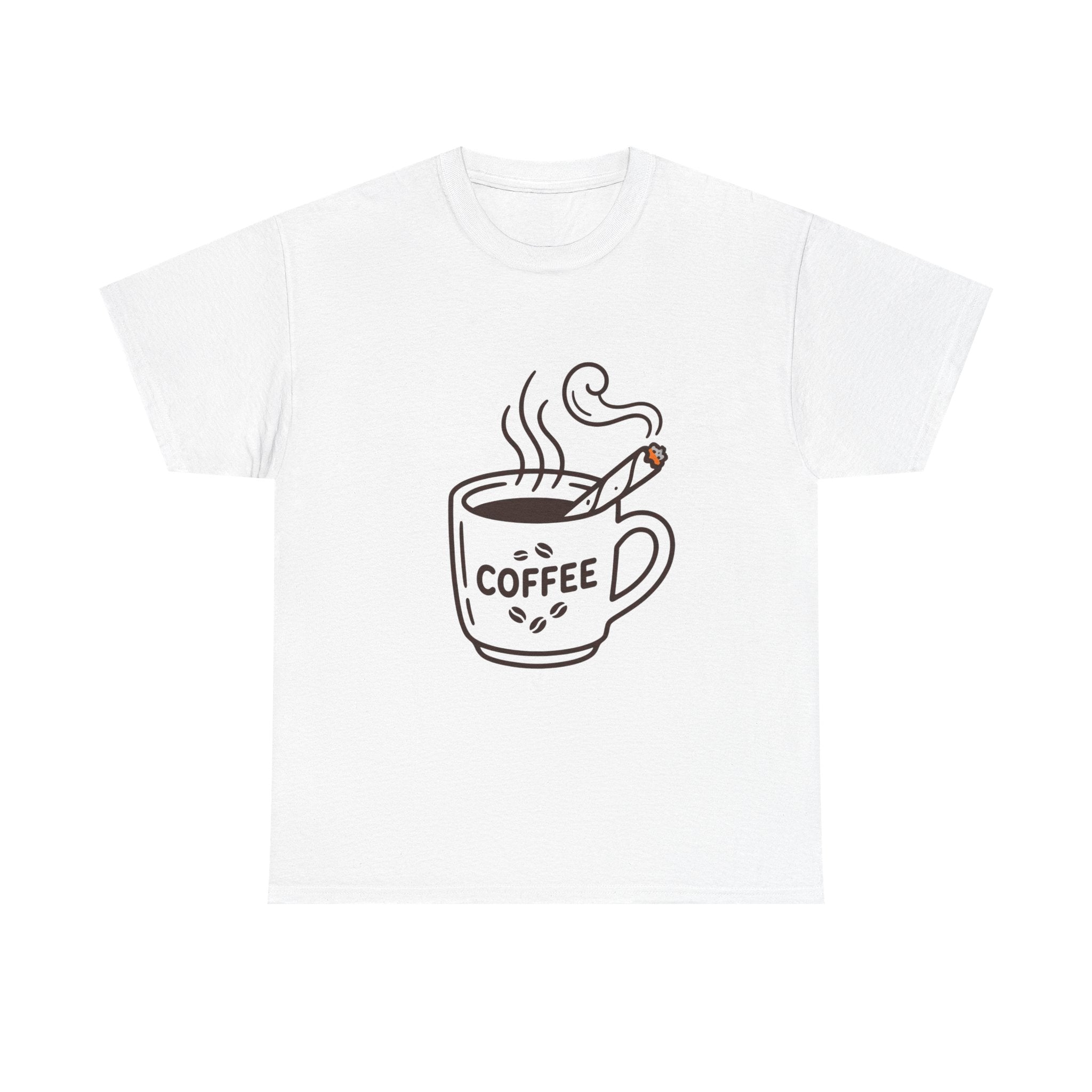 Coffee Cup T-Shirt — Cute Steaming Mug Graphic Tee