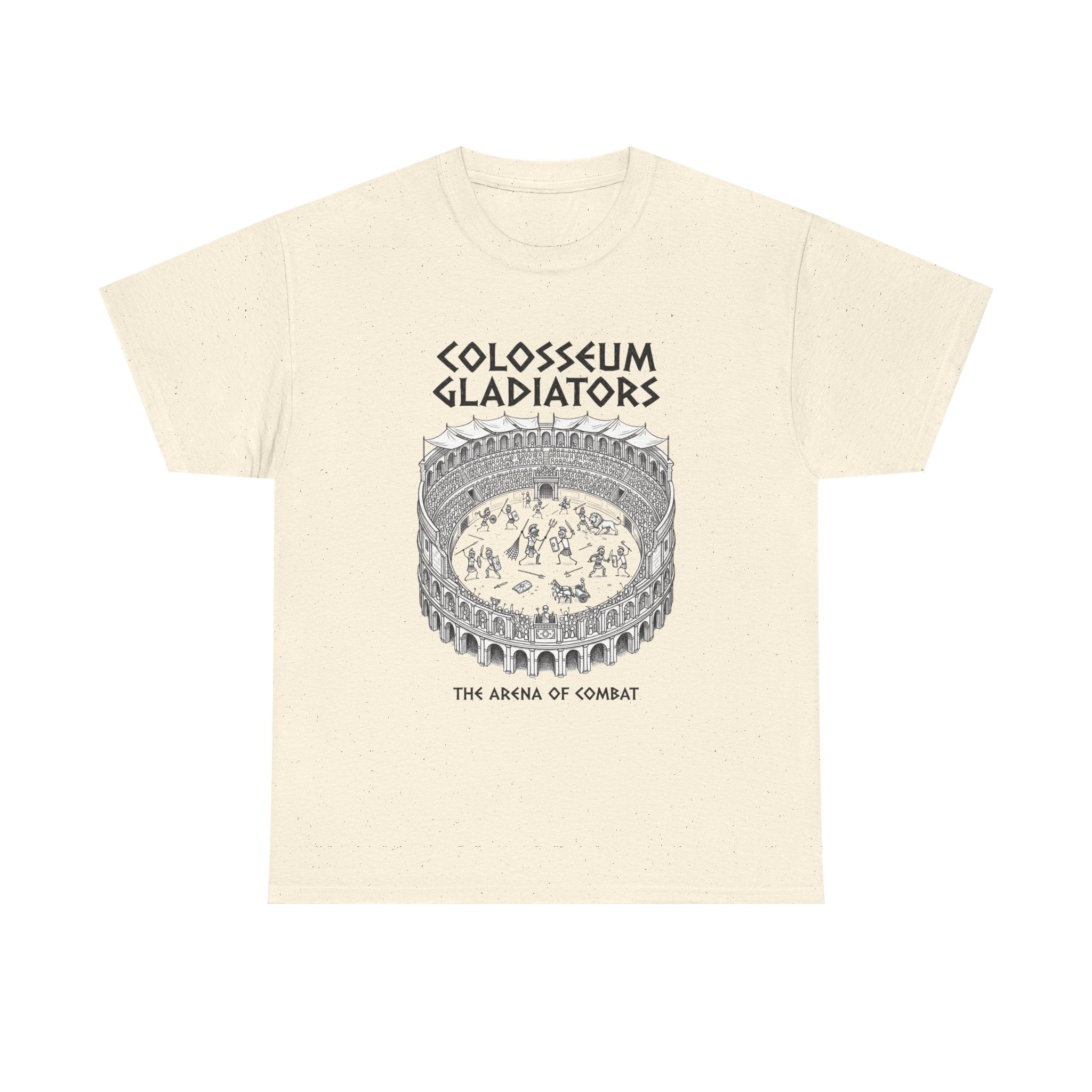 Colosseum Gladiators Tee — Ancient Roman Arena Graphic T-Shirt