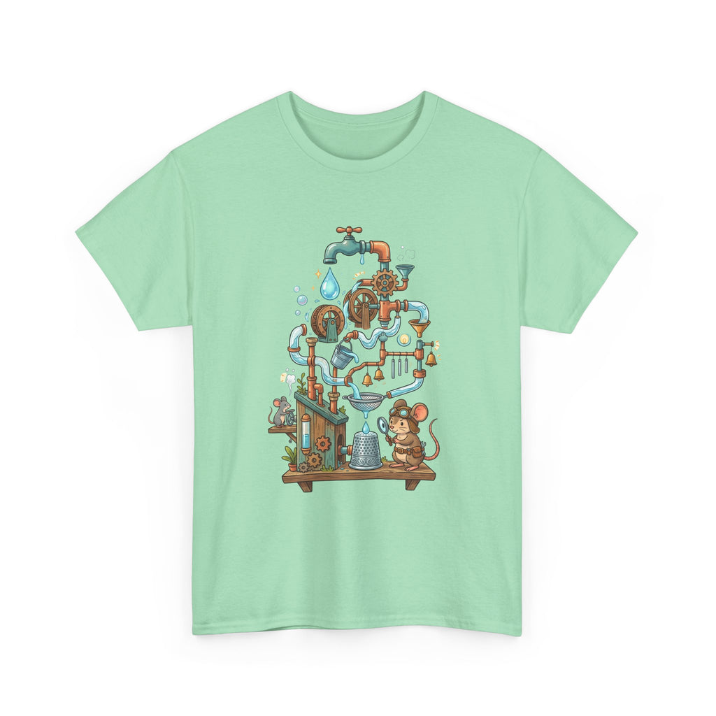 Water Machine T-Shirt — Cute Mouse Contraption Tee