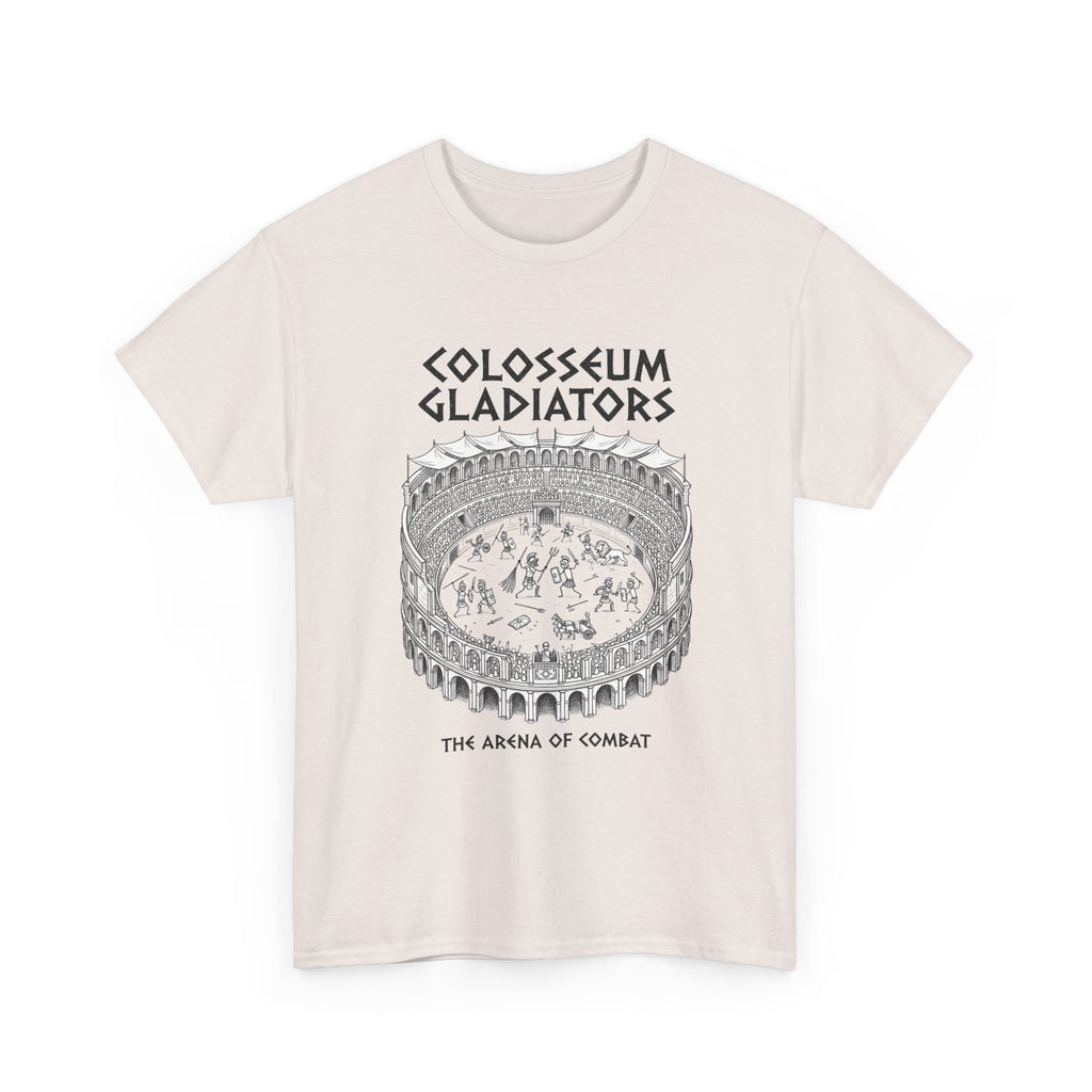 Colosseum Gladiators Tee — Ancient Roman Arena Graphic T-Shirt