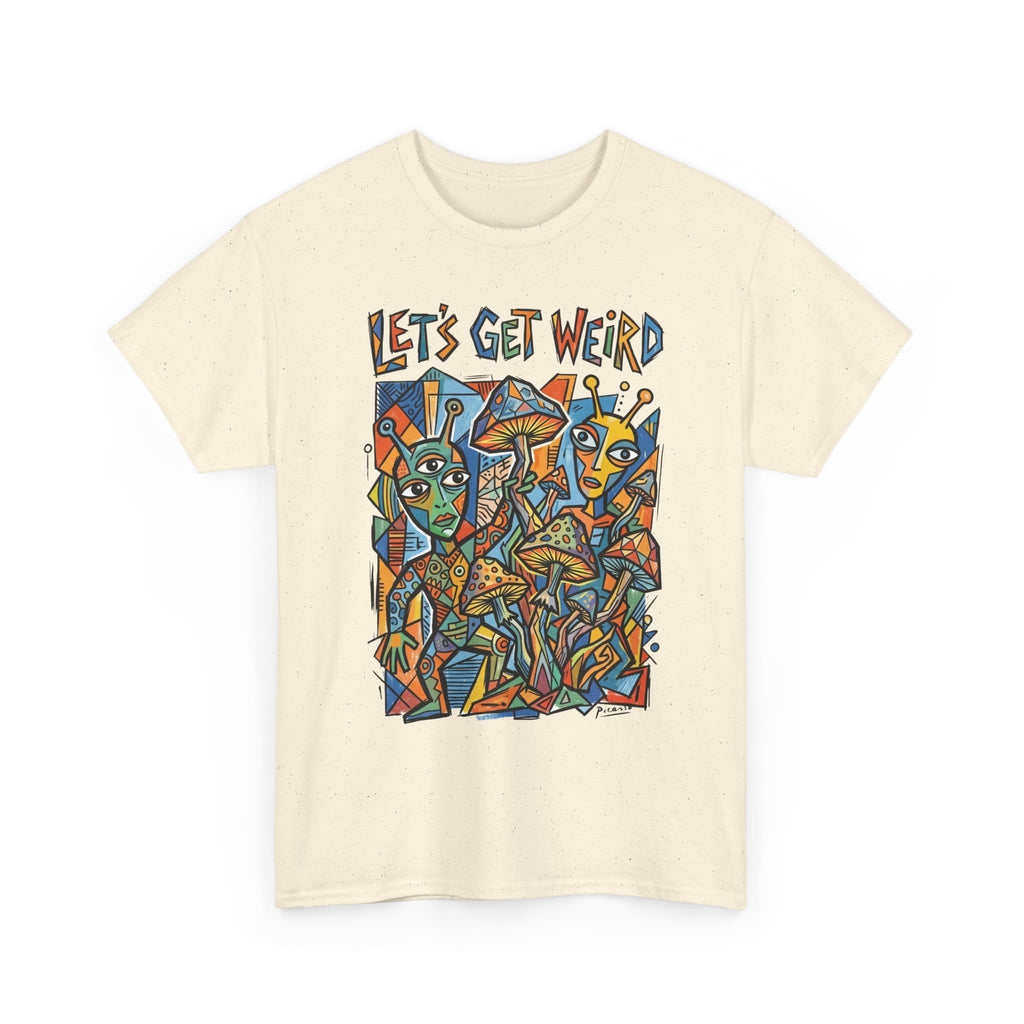 Let's Get Weird Abstract Art T-Shirt — Colorful Psychedelic Graphic Tee