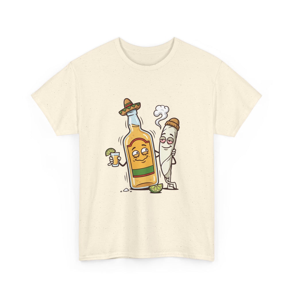 Tequila & Joint Funny Graphic Tee
